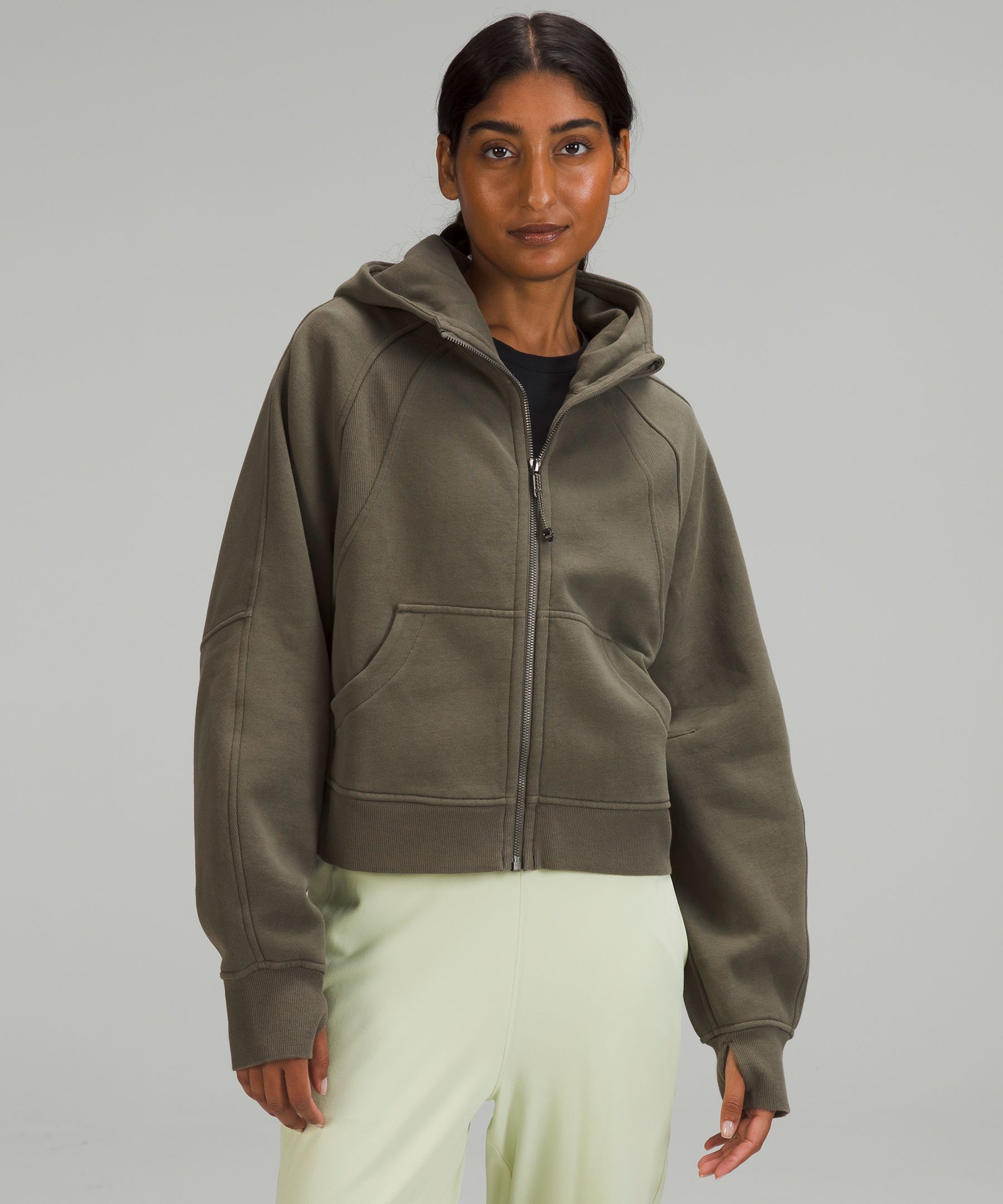 Lululemon Scuba Hoodie *light Cotton Fleece In Green | ModeSens