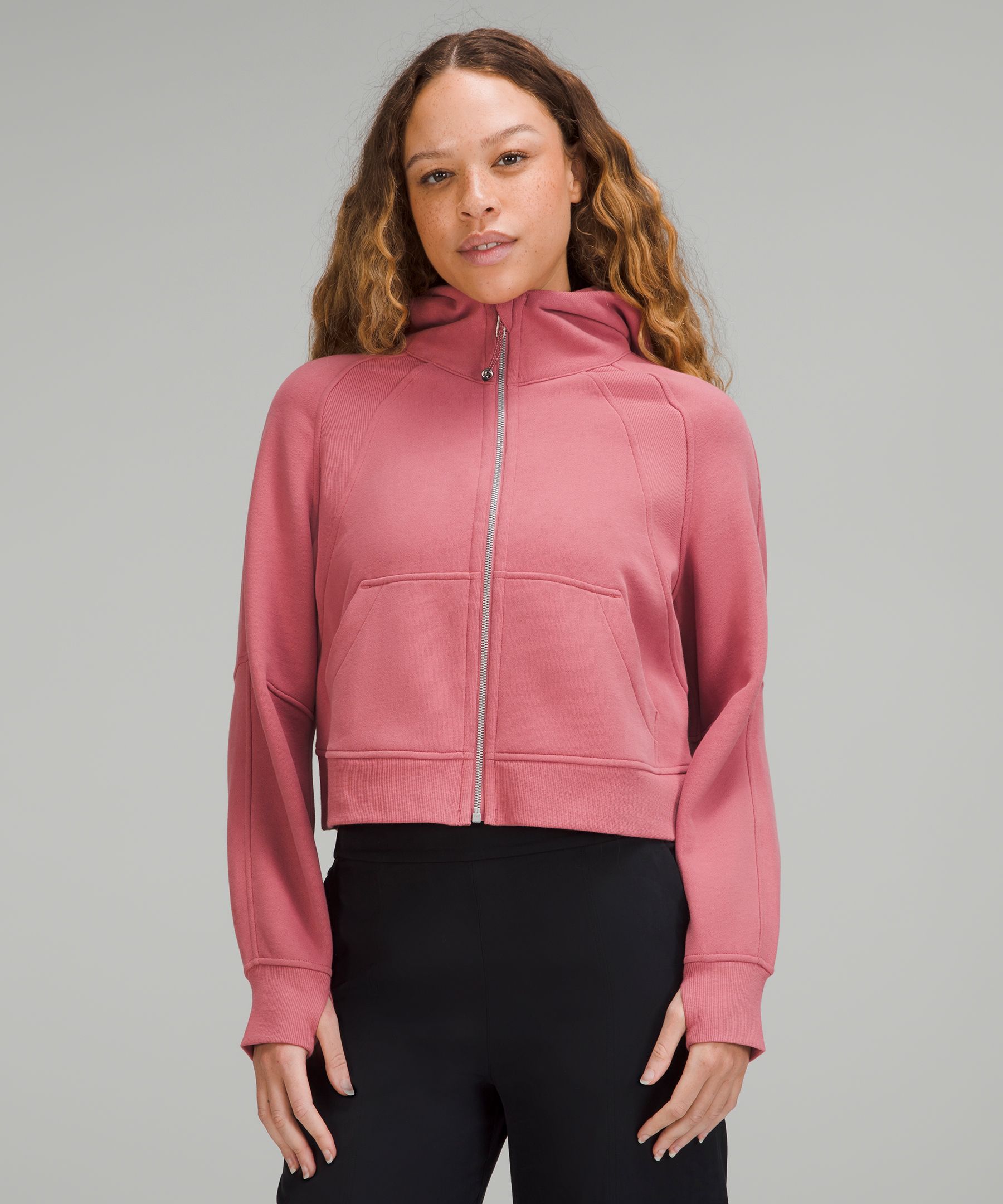 lululemon scuba oversized full zip in desert sun