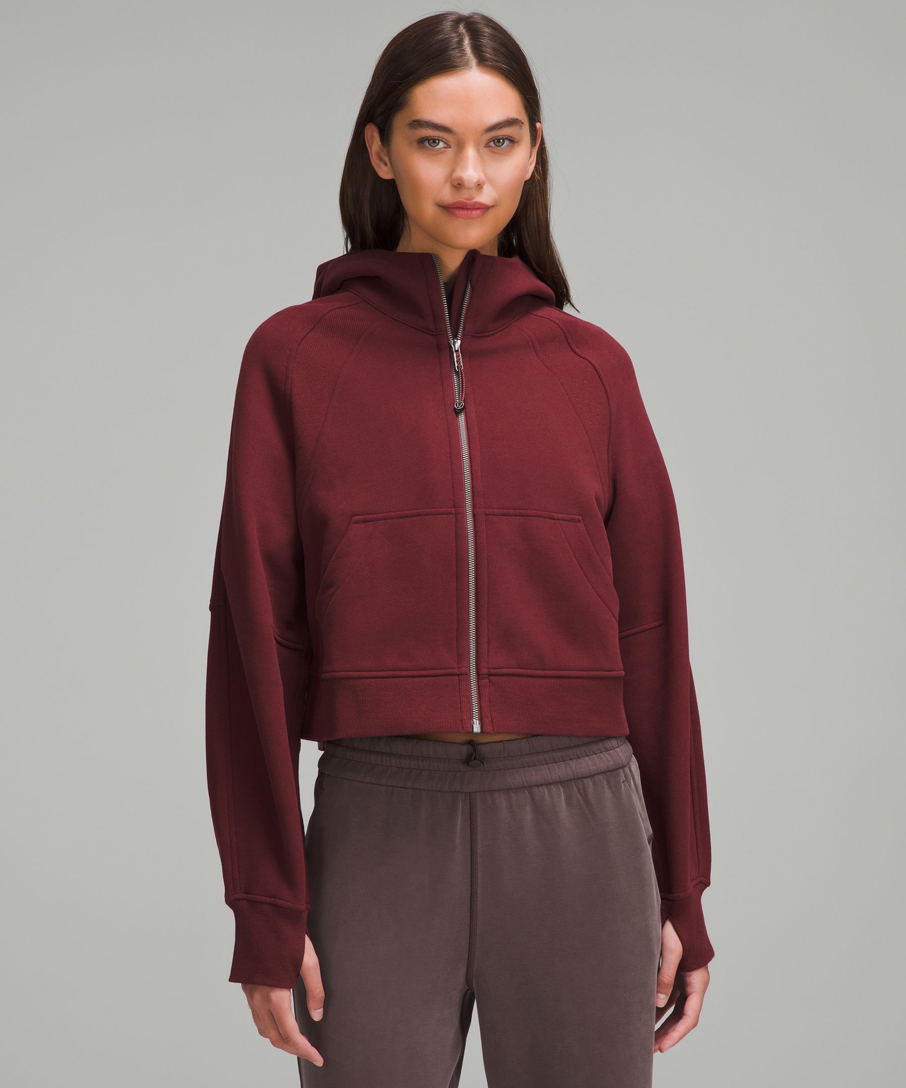 Lululemon Scuba Full-zip Hoodie In Purple