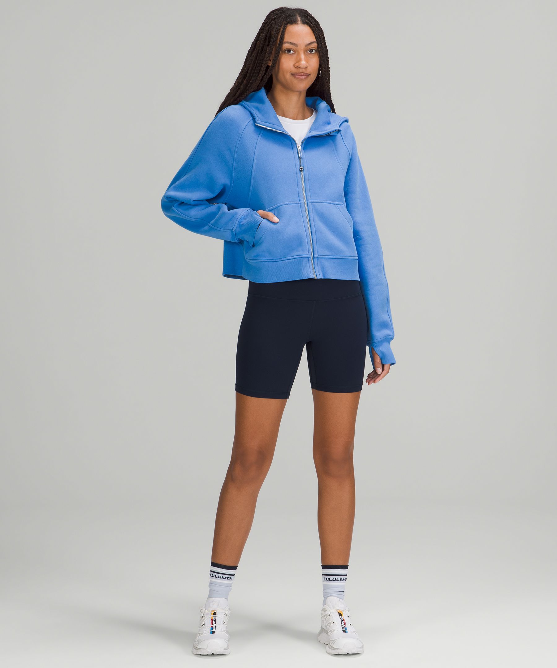 Lululemon Scuba Oversized Full Zip Blue Nile Lulu Fanatics | lupon.gov.ph