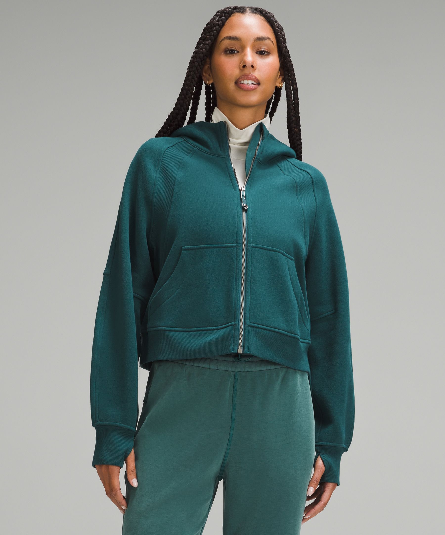 Scuba Oversized Full-Zip Hoodie  Women's Hoodies & Sweatshirts