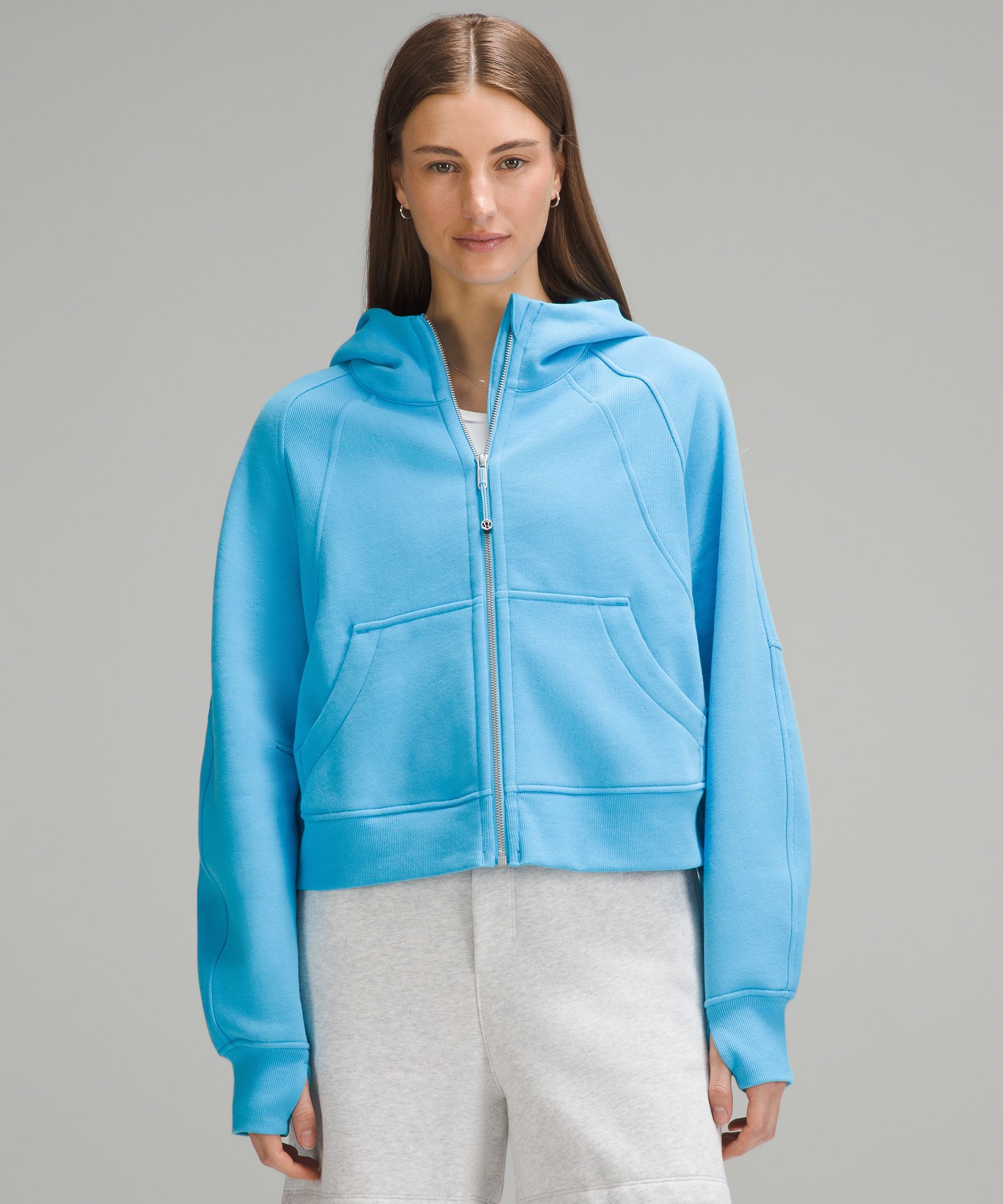 Shop Lululemon Scuba Oversized Full-zip Hoodie