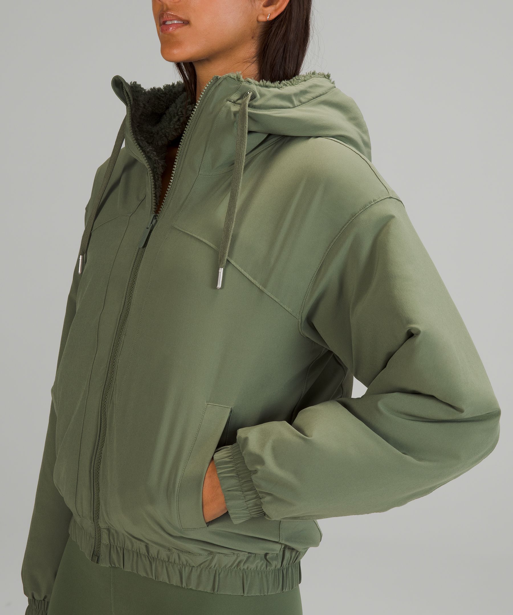 Reversible Hooded Fleece Jacket | Lululemon FR