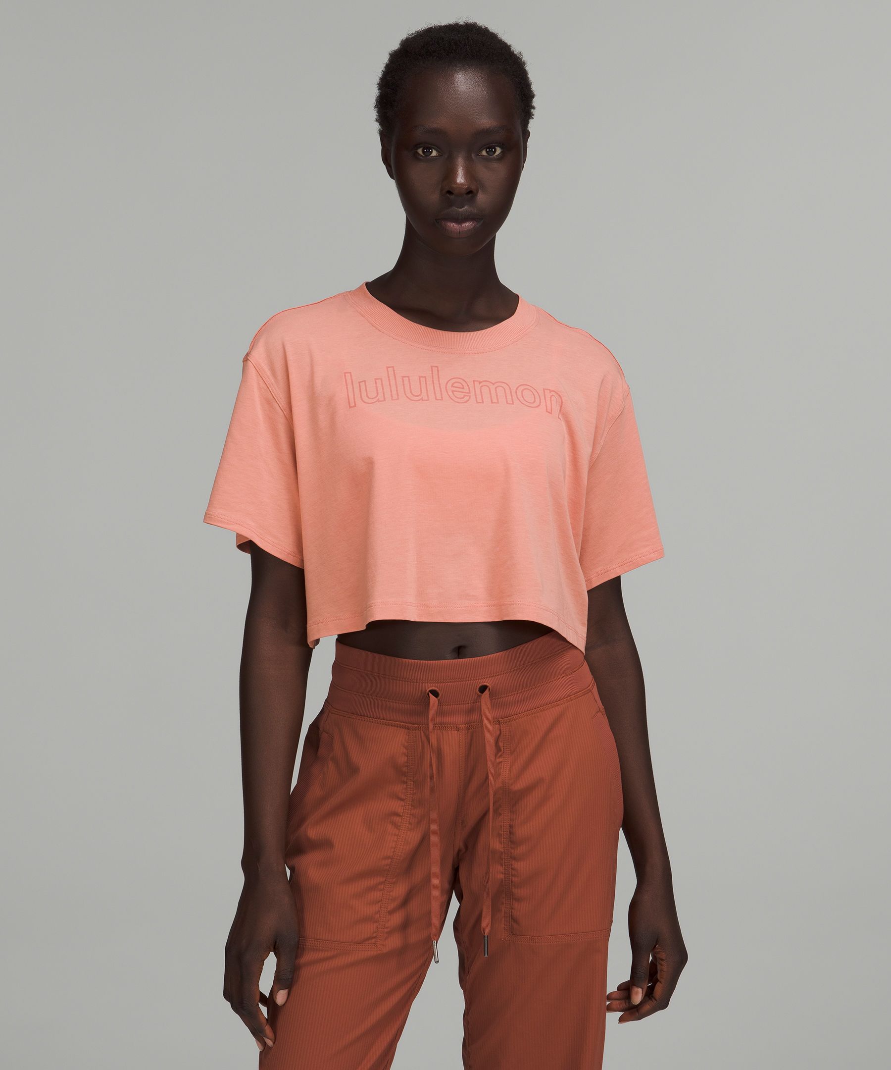 All Yours cropped Pima cotton T-shirt