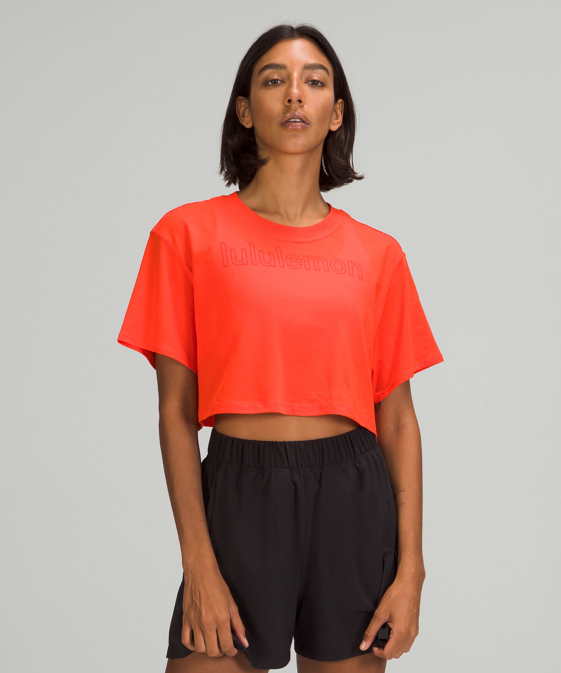 Lululemon All Yours Cropped T-shirt