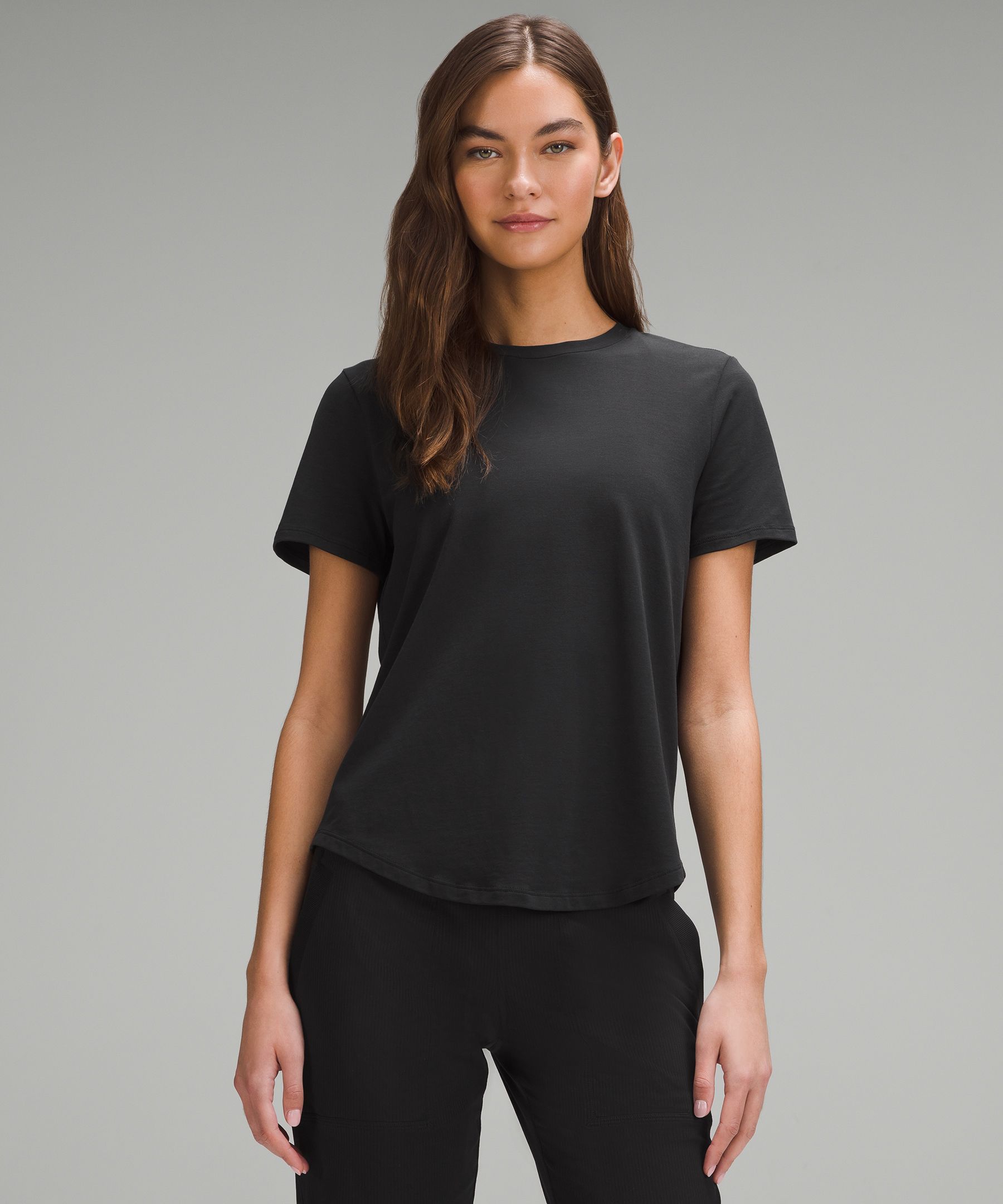 Love Curved-Hem Crewneck T-Shirt | Womens Short Sleeve Shirts & Tees |  lululemon Canada