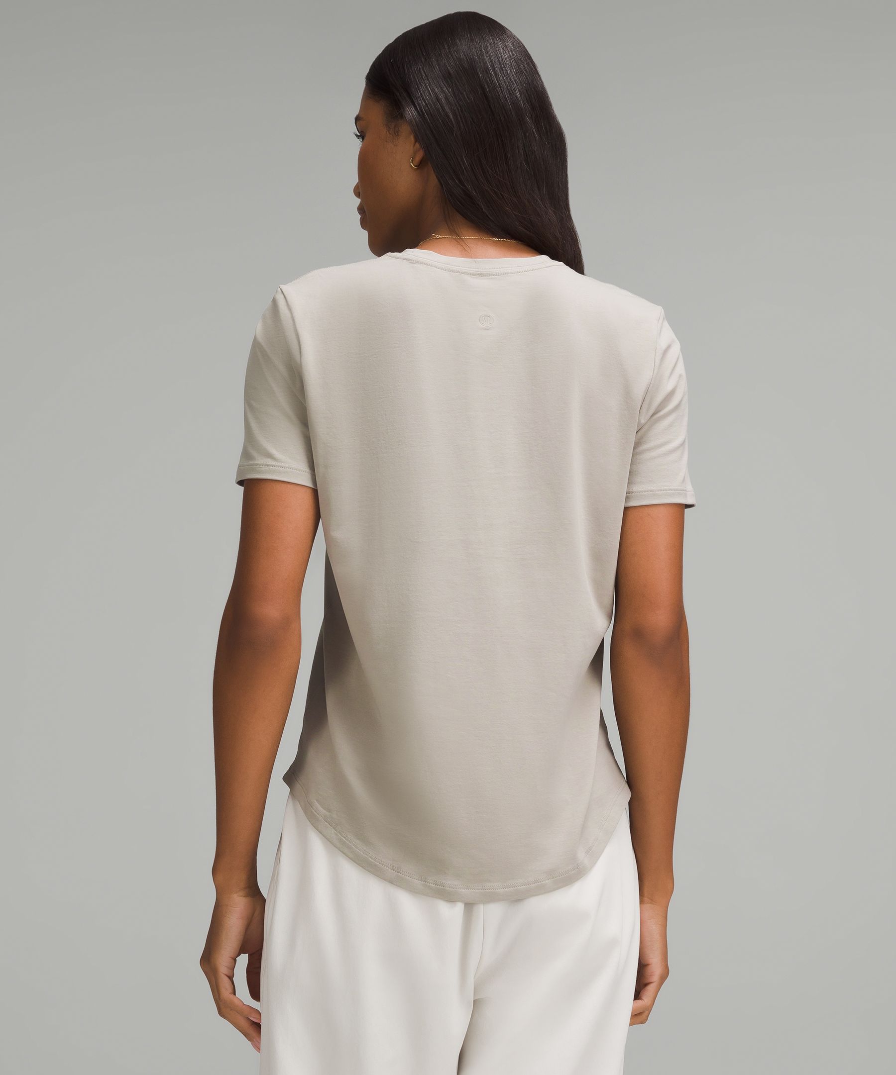 Shop Lululemon Love Curved-hem Crewneck T-shirt