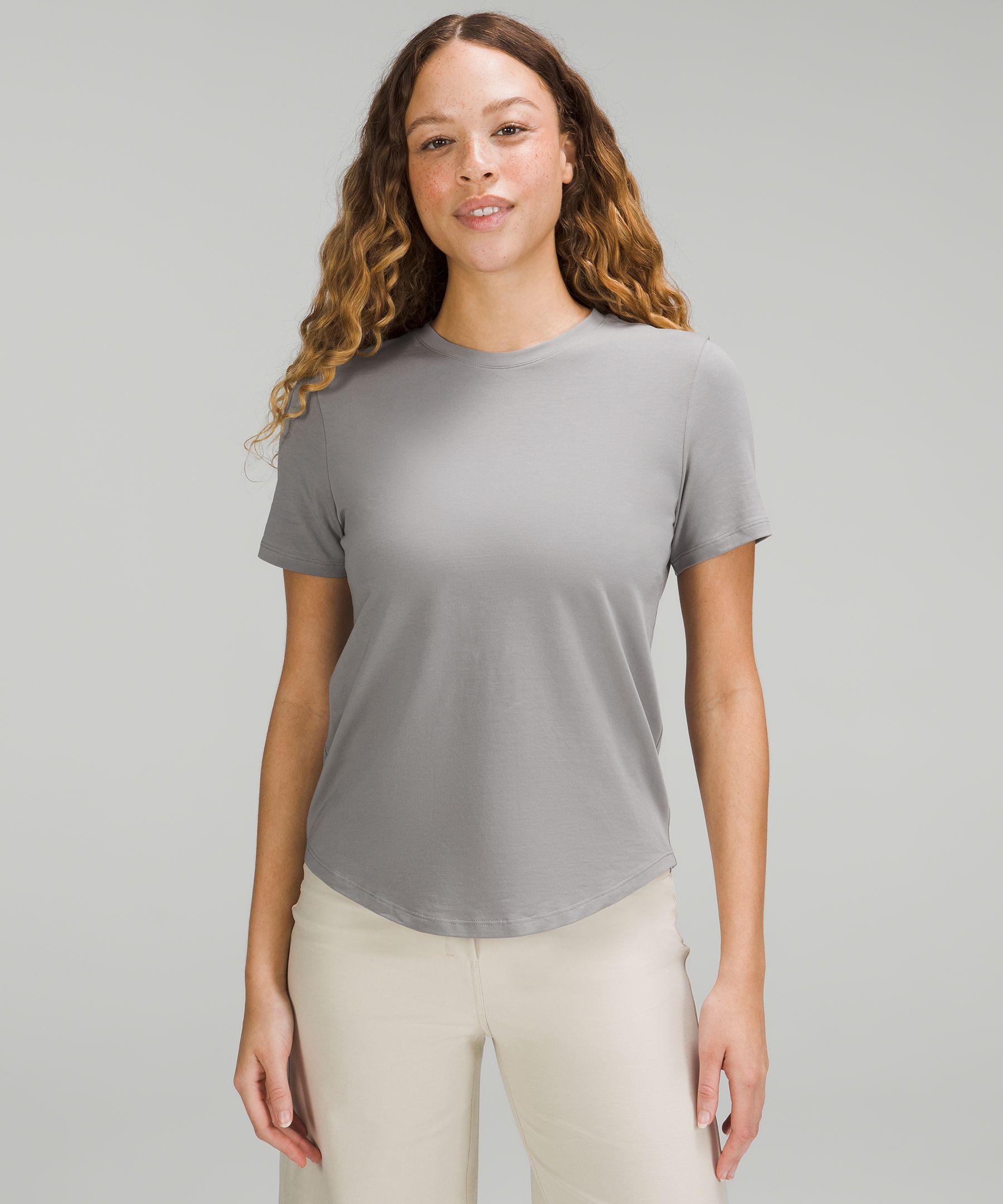 ADOME Womens Workout Top Running Yoga Shirt Summer Short Sleeve Casual Tunic 