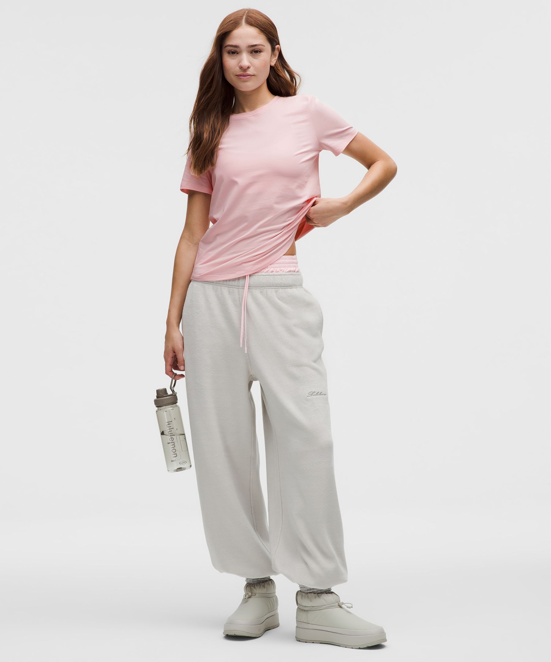 Lululemon Love Crewneck T-shirt In Pink