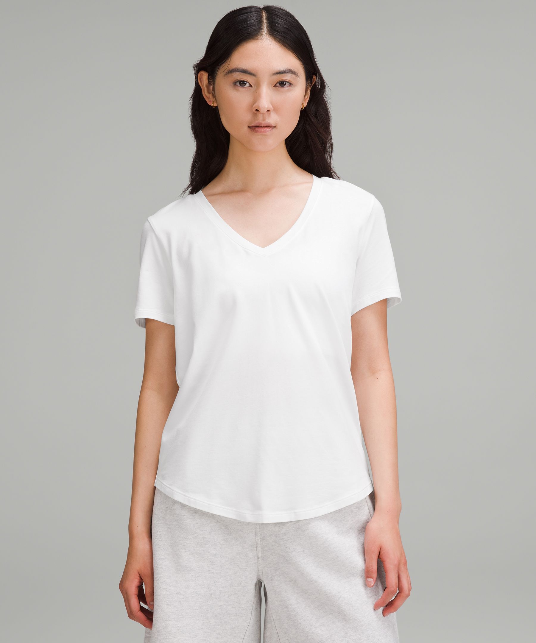 Lululemon Love Crew Short Sleeve T-Shirt - White Opal - lulu fanatics