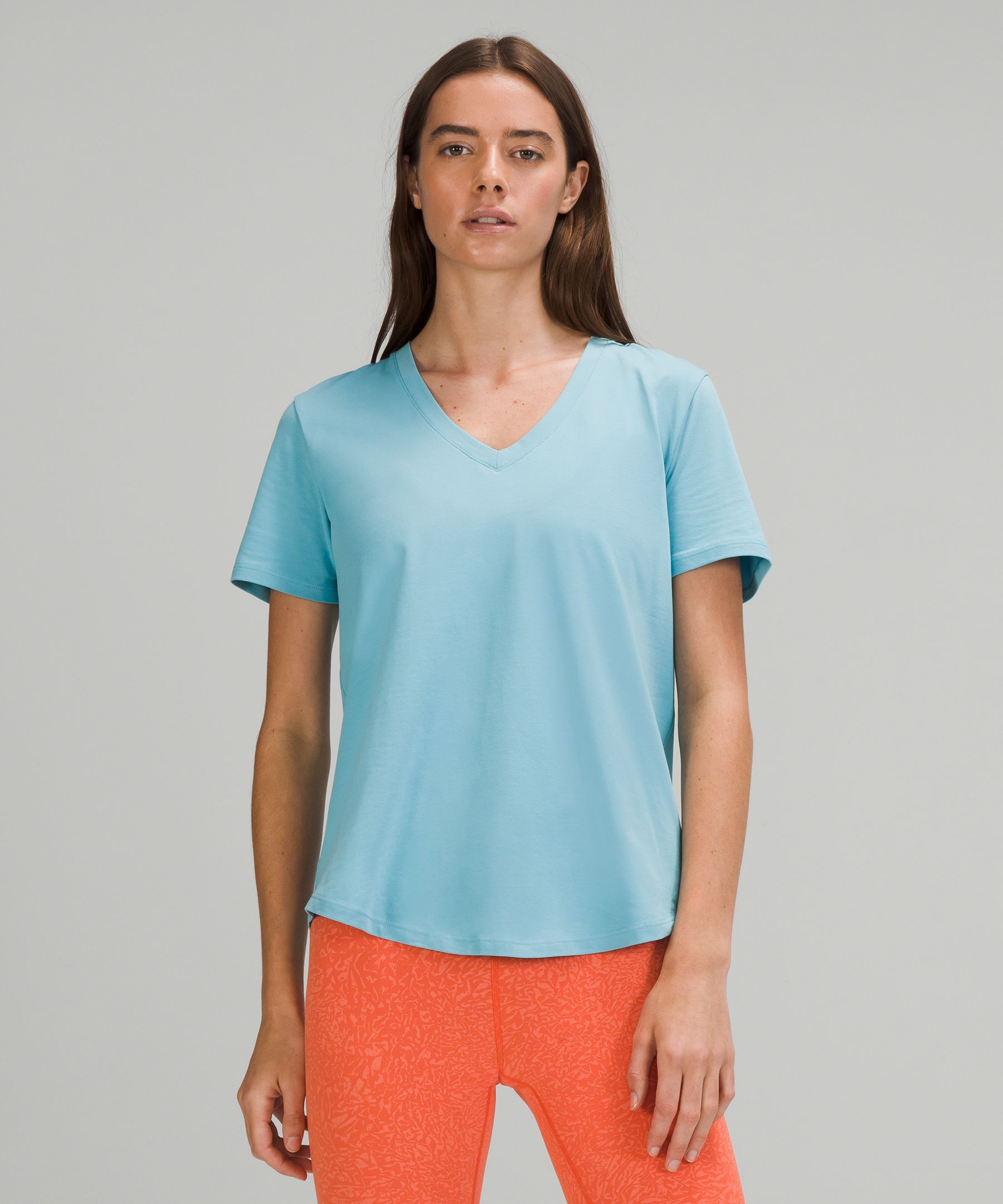 Lululemon Love V-neck T-shirt In Eton Blue