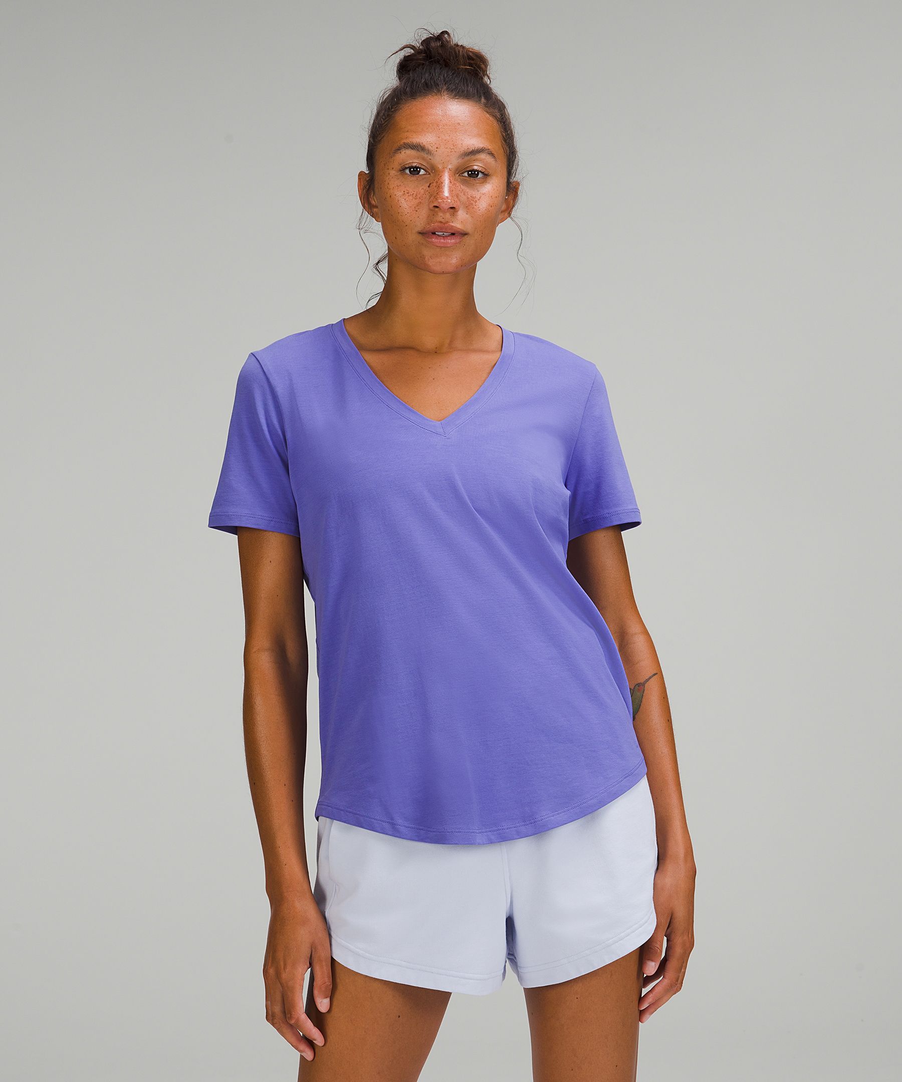 Lululemon Love V-neck T-shirt In Charged Indigo