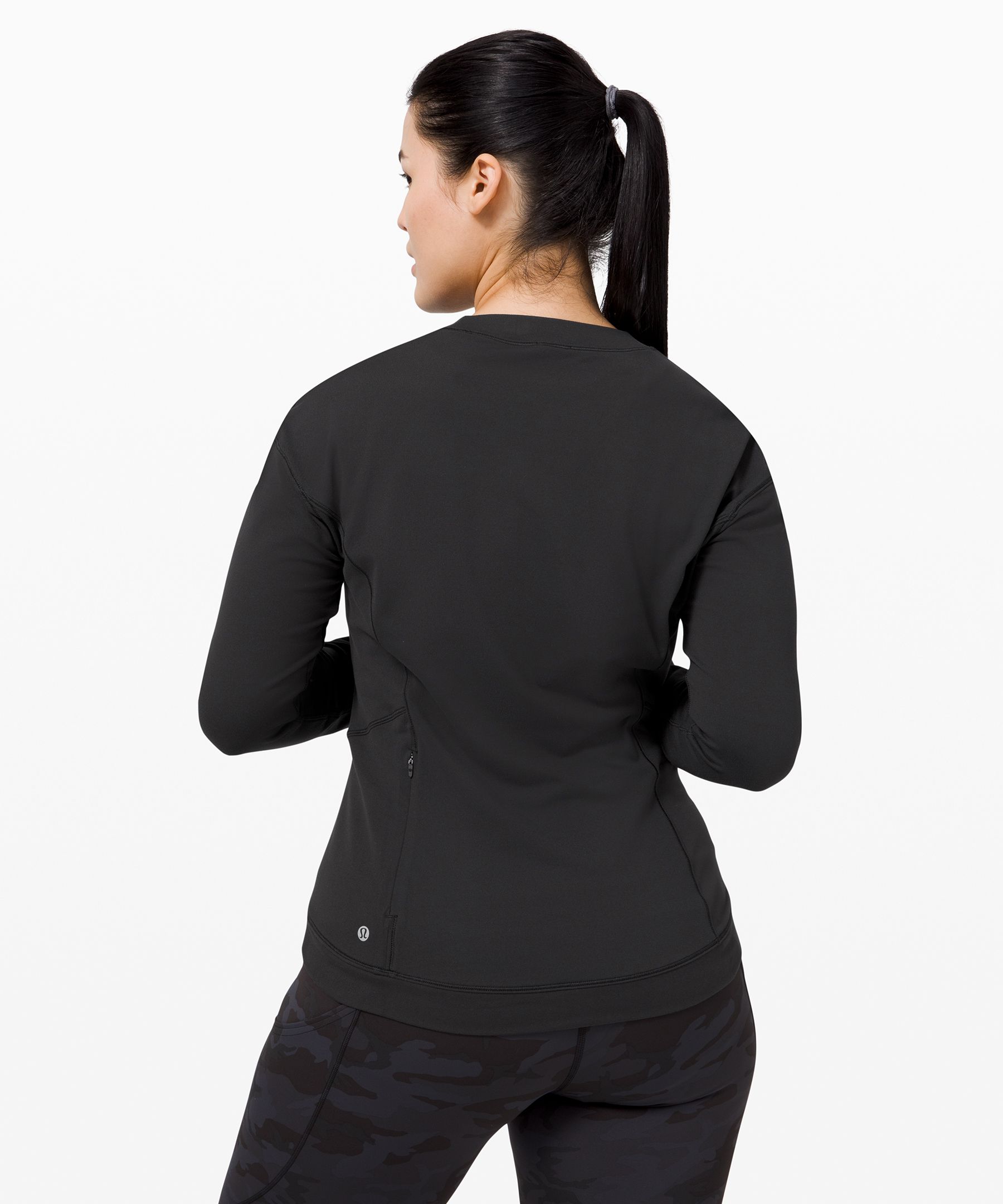 Lululemon Close to Crossing Long Sleeve Jacquard Tectonic Shipmate