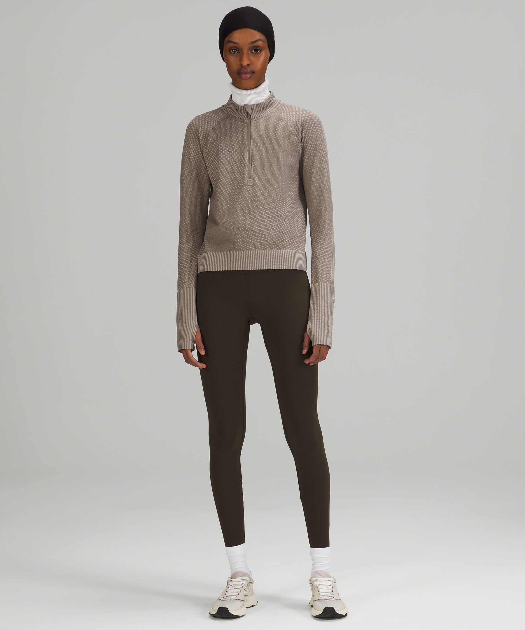 Lululemon Rest Less Cropped Half Zip | ModeSens