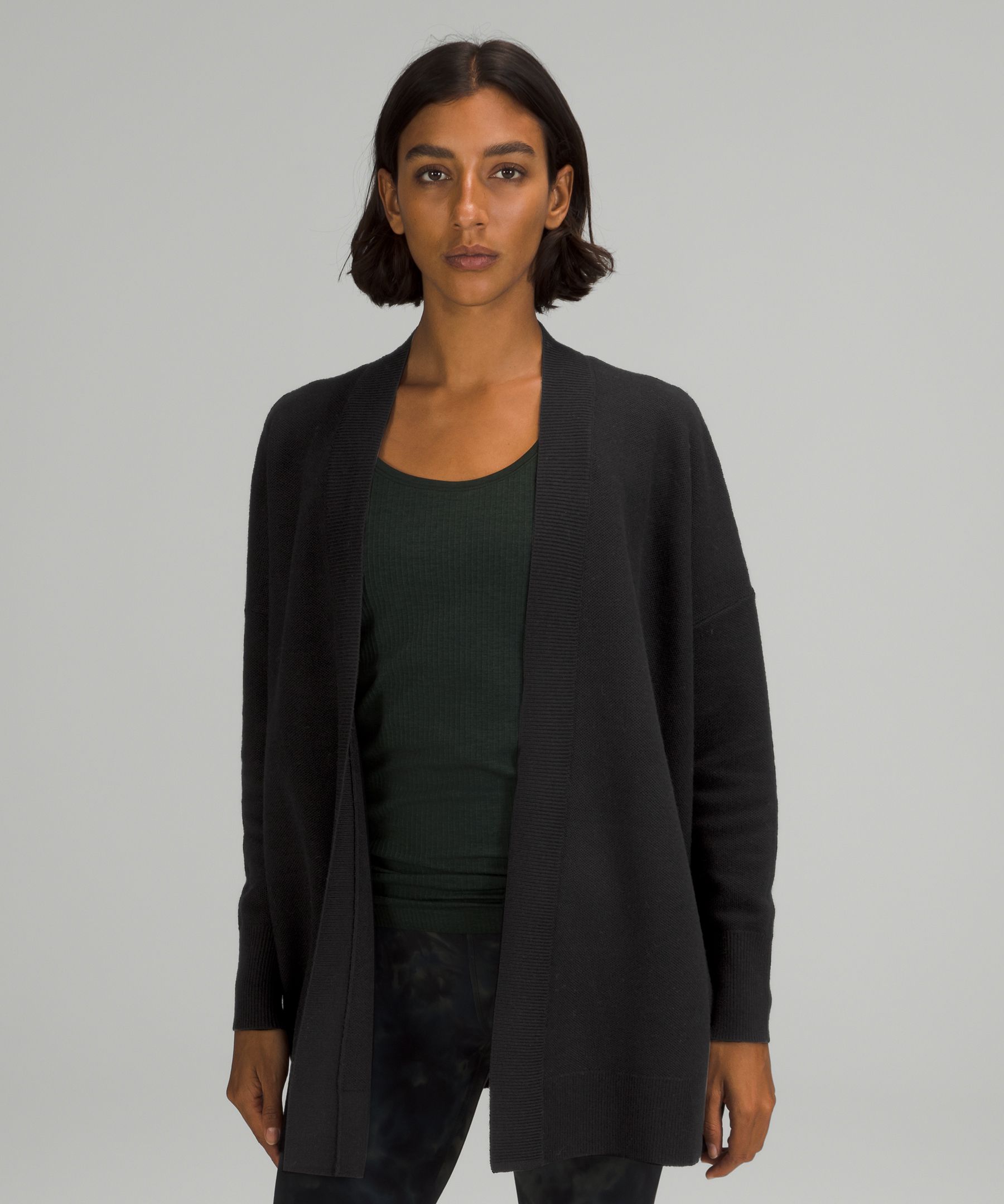 Merino wool wrap on sale cardigan