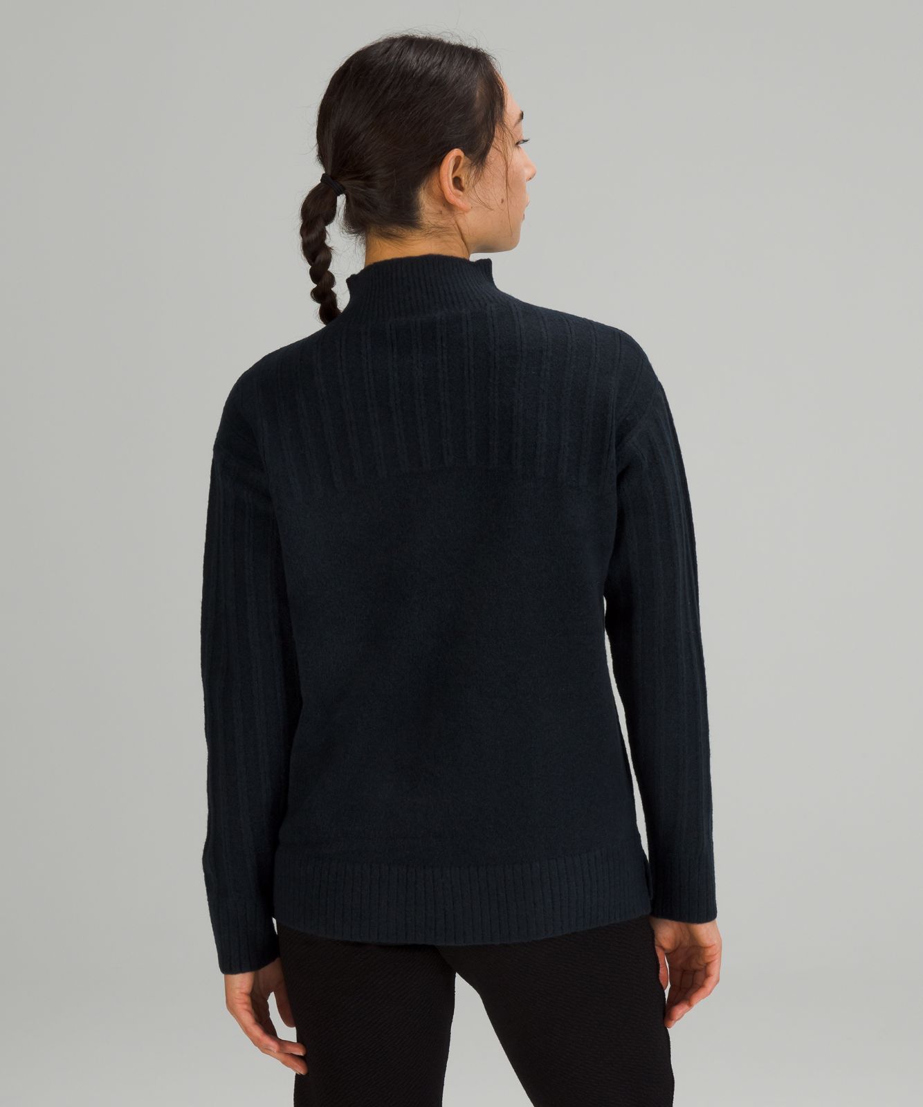 Twin Rib Turtleneck Sweater
