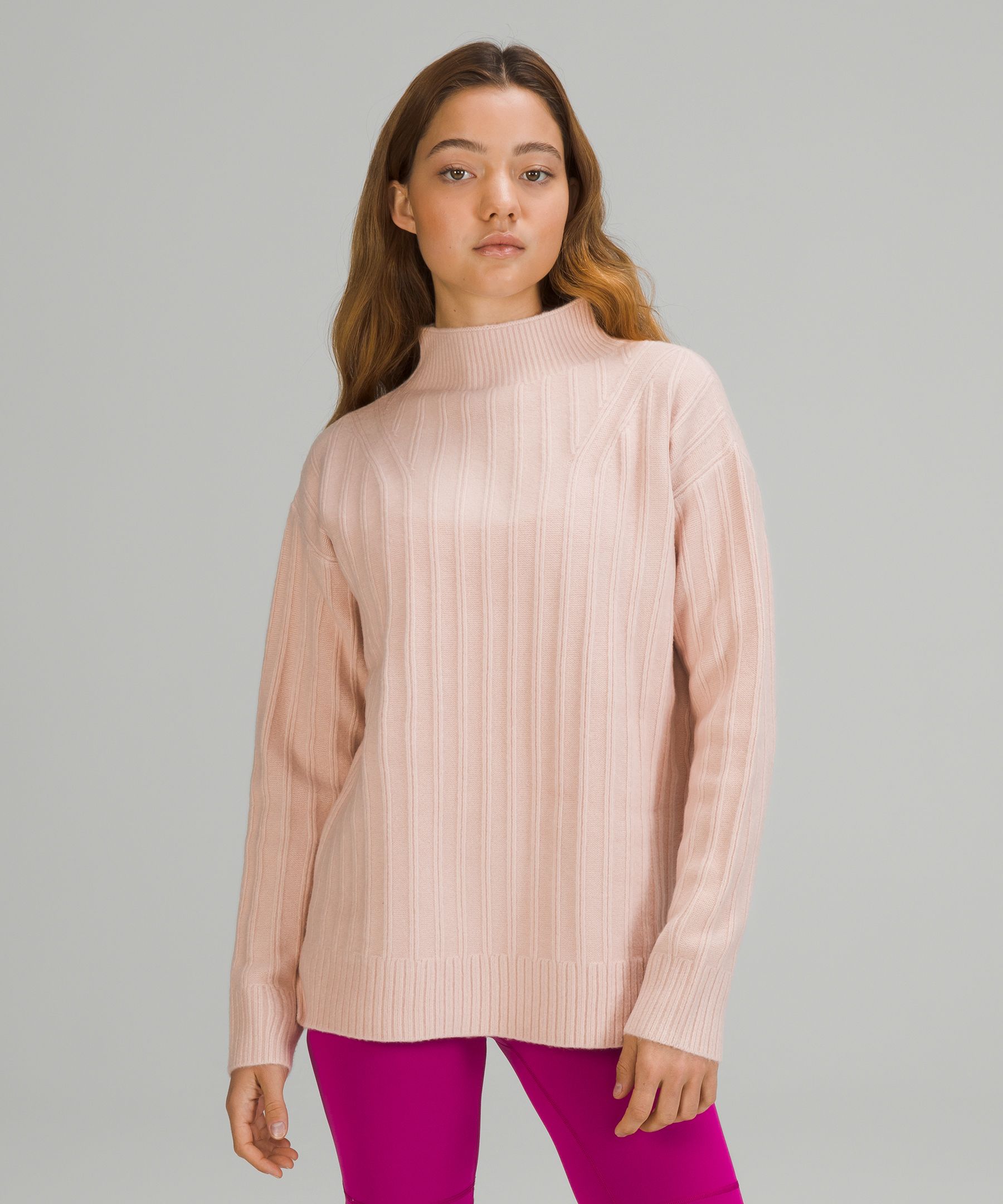 Size 10 Lululemon Pink Women's Sweater & Sweatshirt - Janky Gear