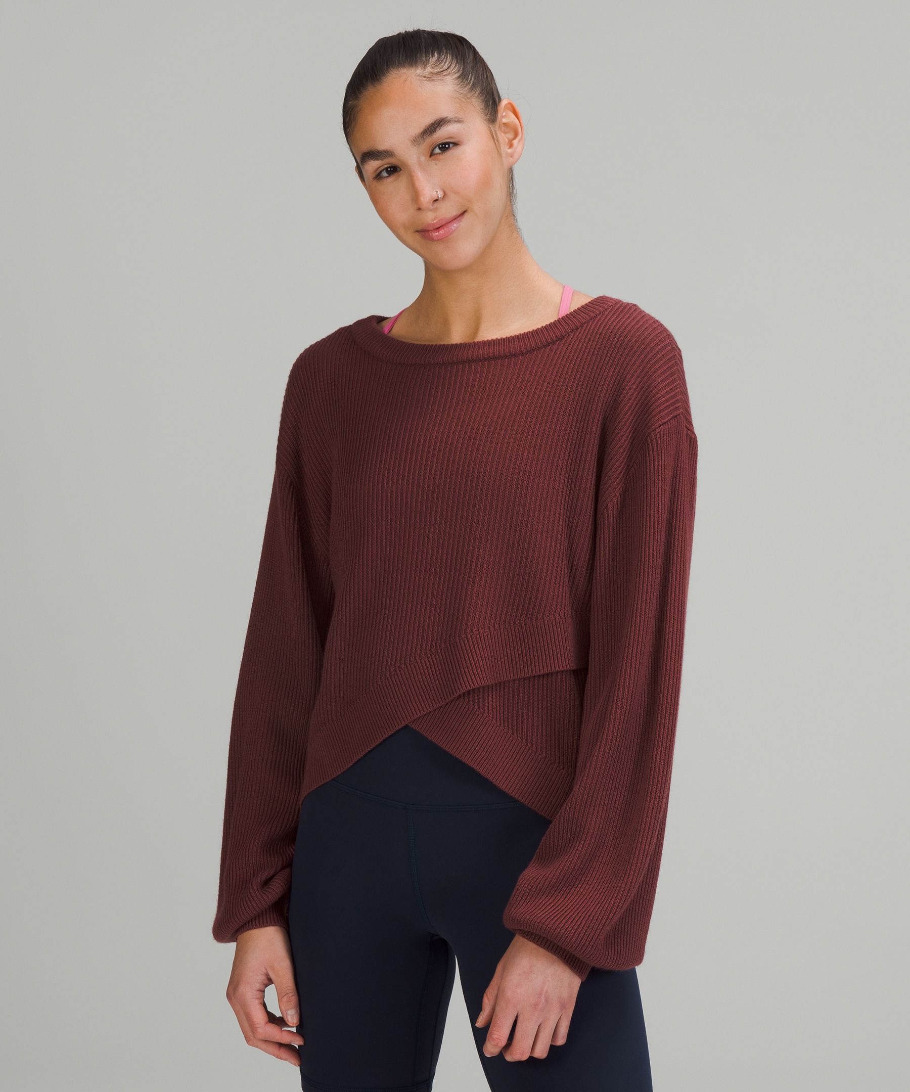 Lululemon Reversible Crossover Sweater