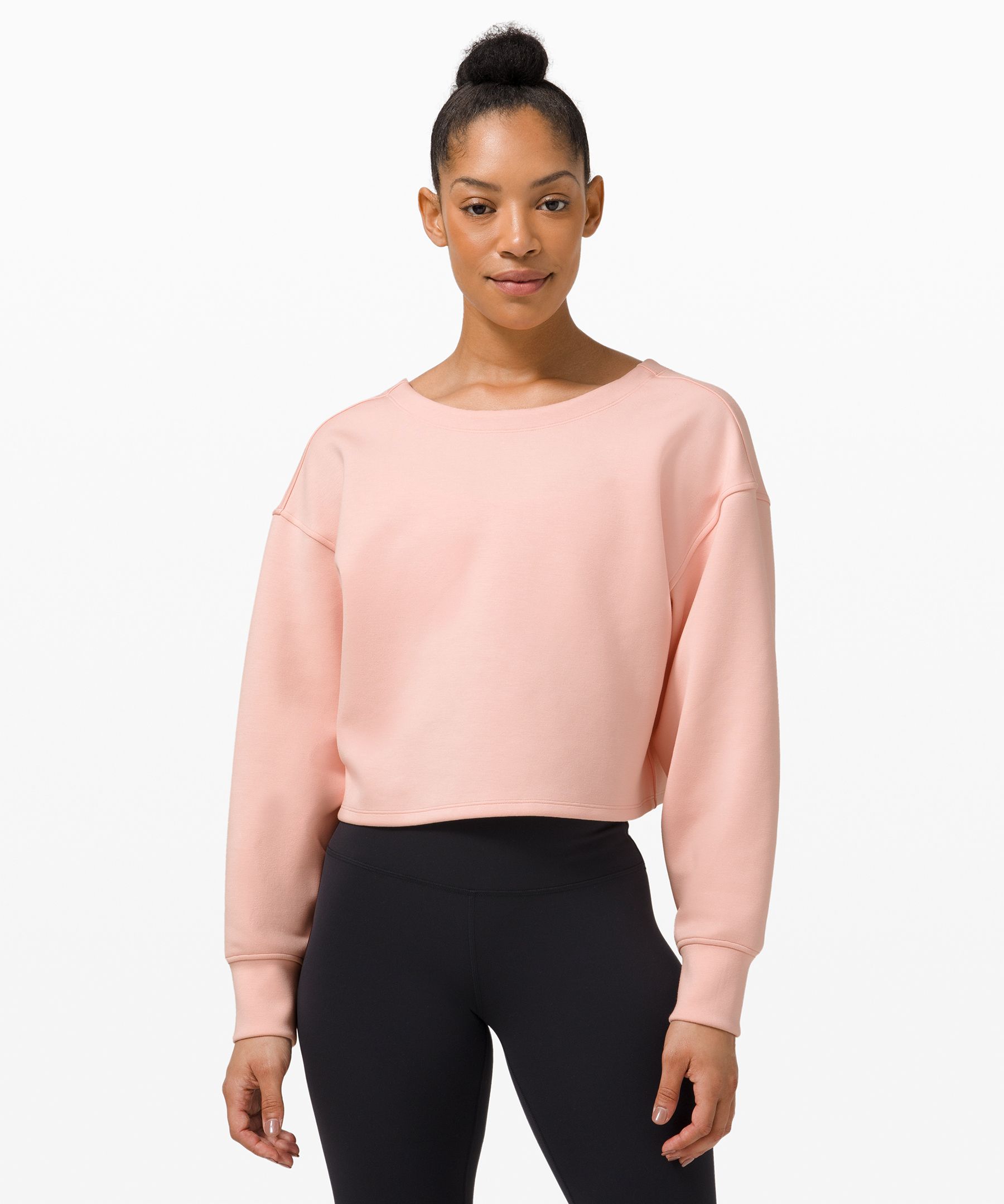 Lululemon Twist Back-to-Front Pullover - Black - lulu fanatics