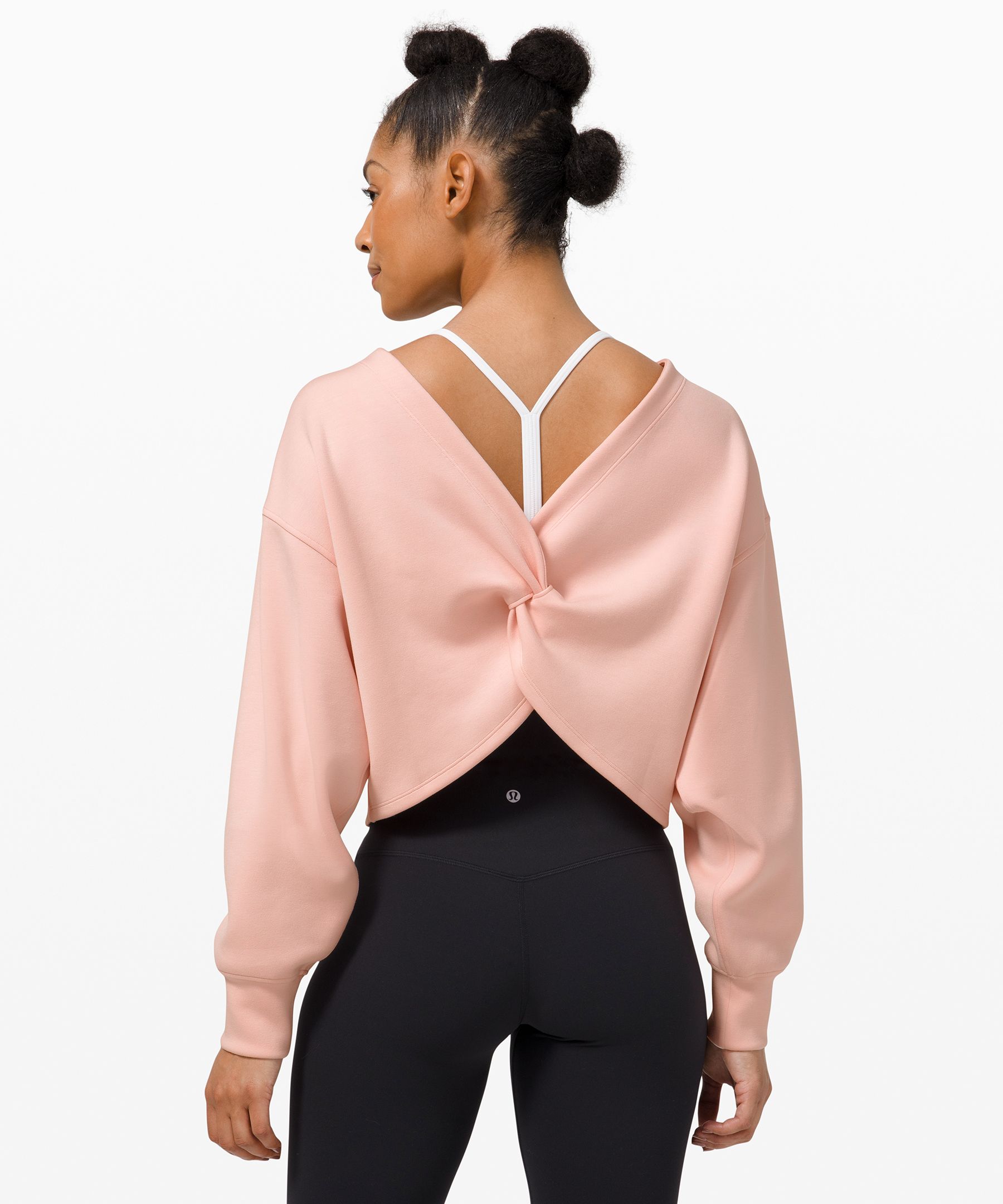 Twist deals back sweater