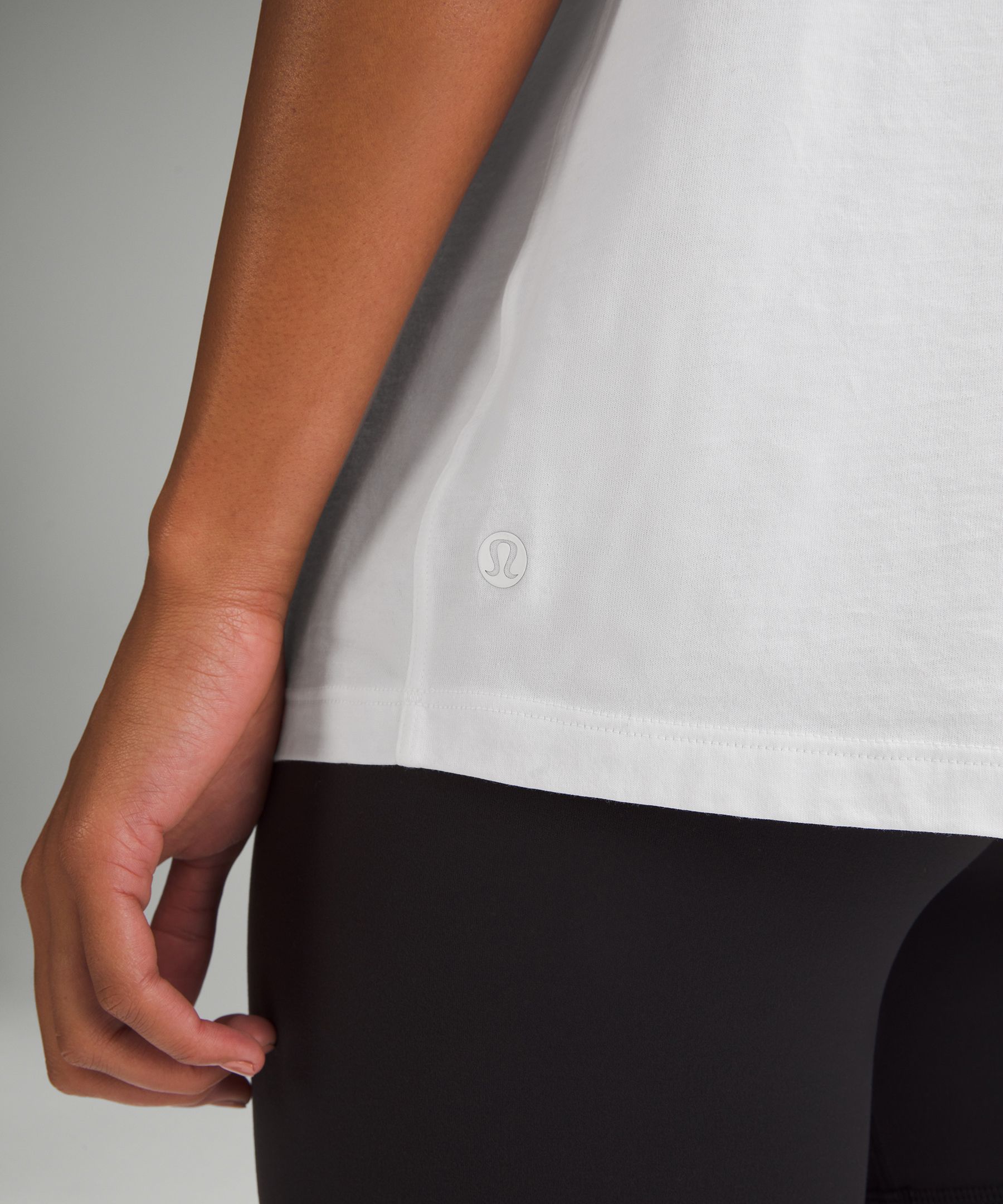 Shop Lululemon All Yours Cotton T-shirt In White