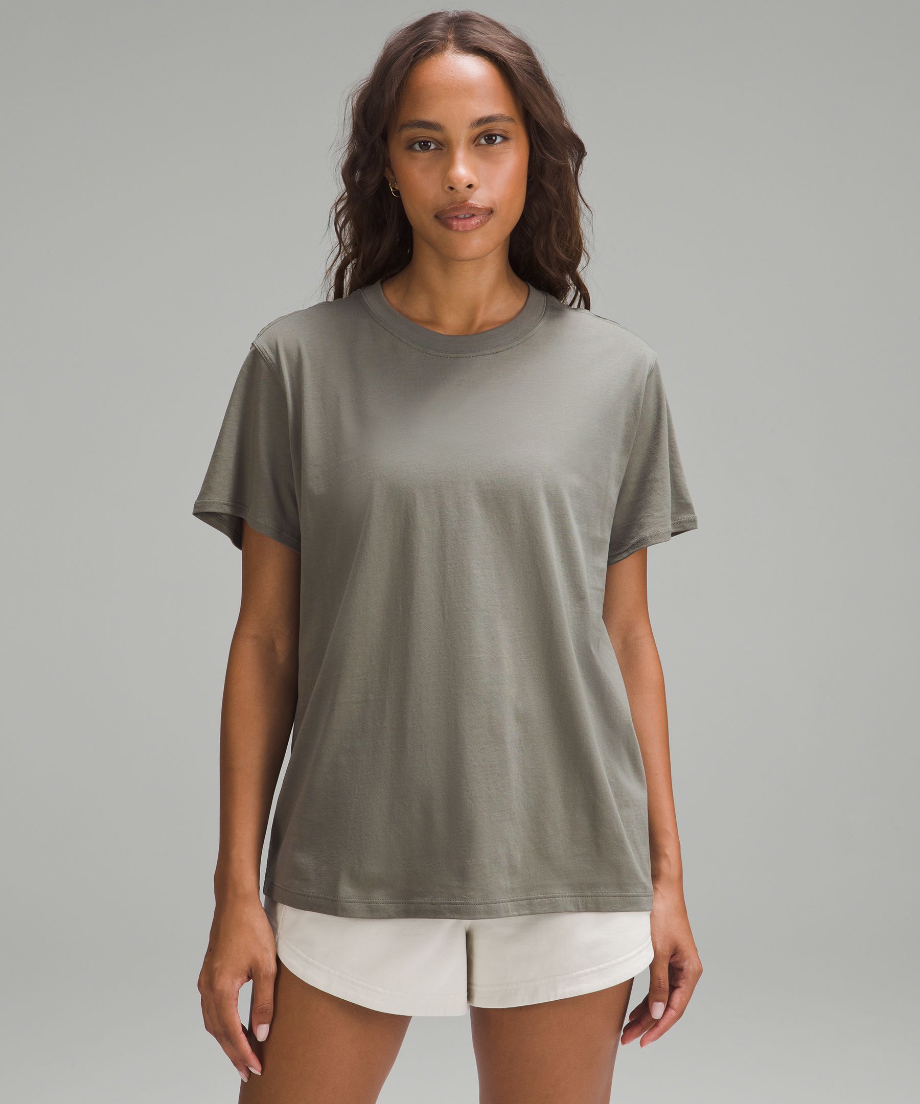 LULULEMON All Yours cropped Pima cotton T-shirt