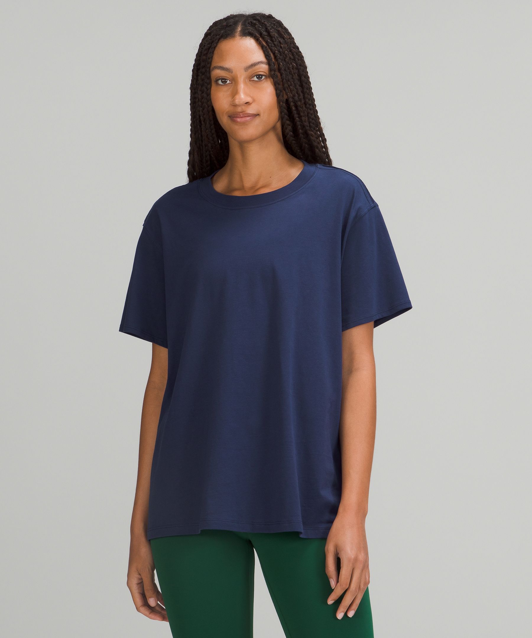 Lululemon All Yours Cotton T-shirt In Night Sea