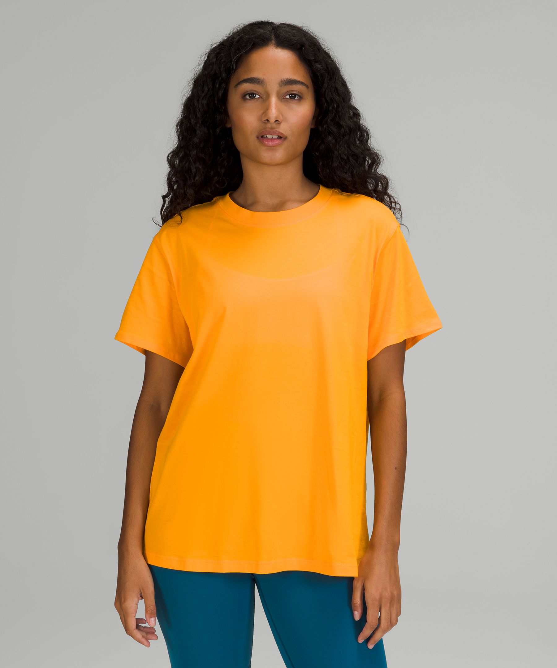 Lululemon All Yours Short Sleeve T-shirt In Clementine