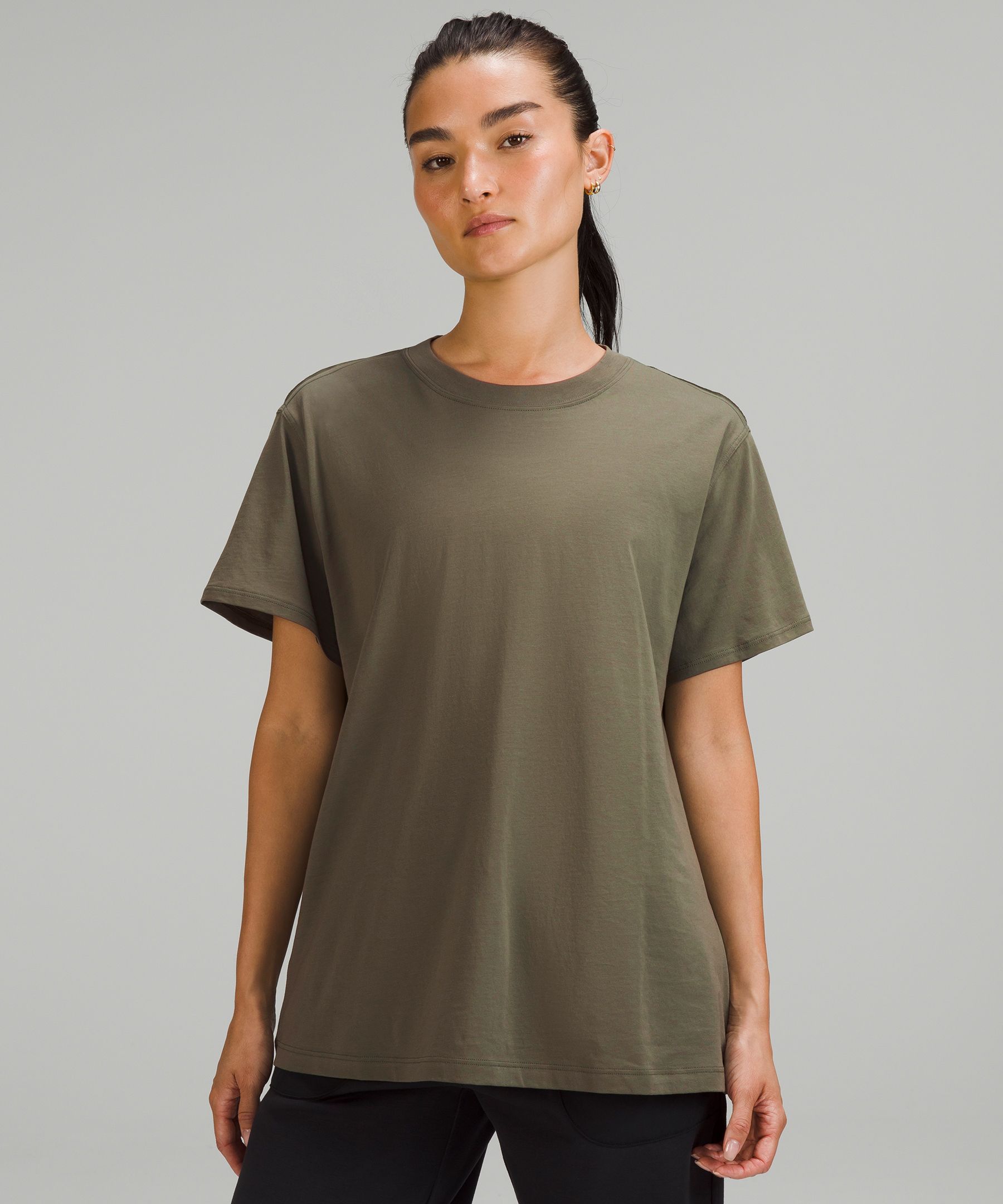 Lululemon All Yours Cotton T-shirt In Carob Brown