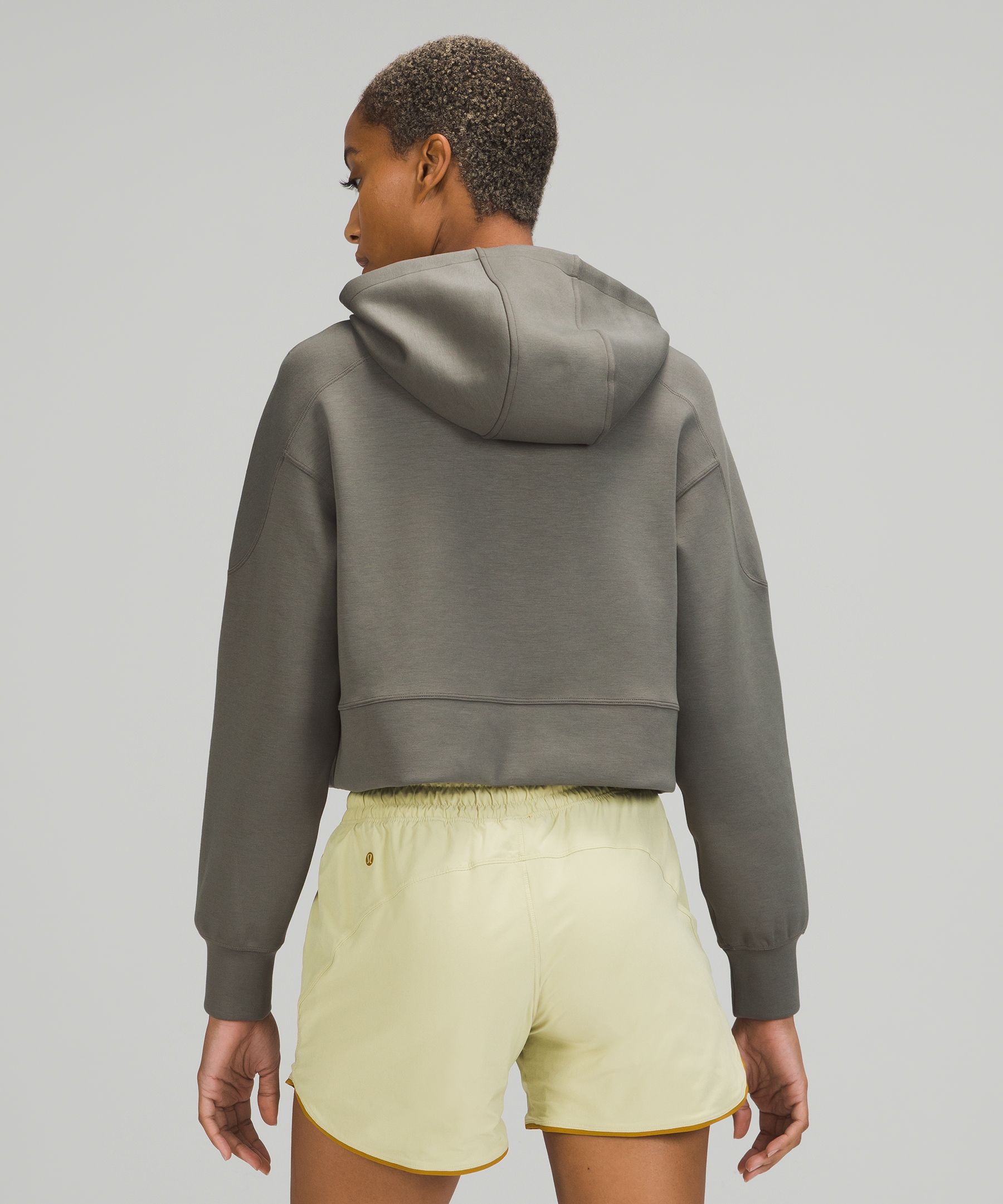 Get centred crop hoodie sale