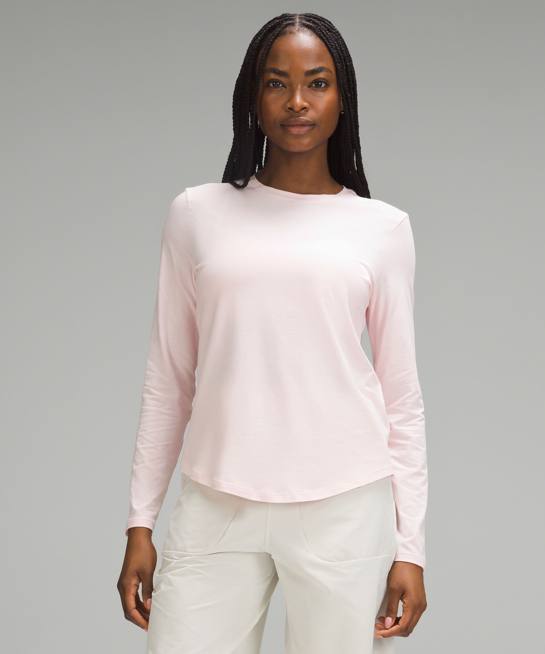 Lululemon Love Long-sleeve Shirt In Pink