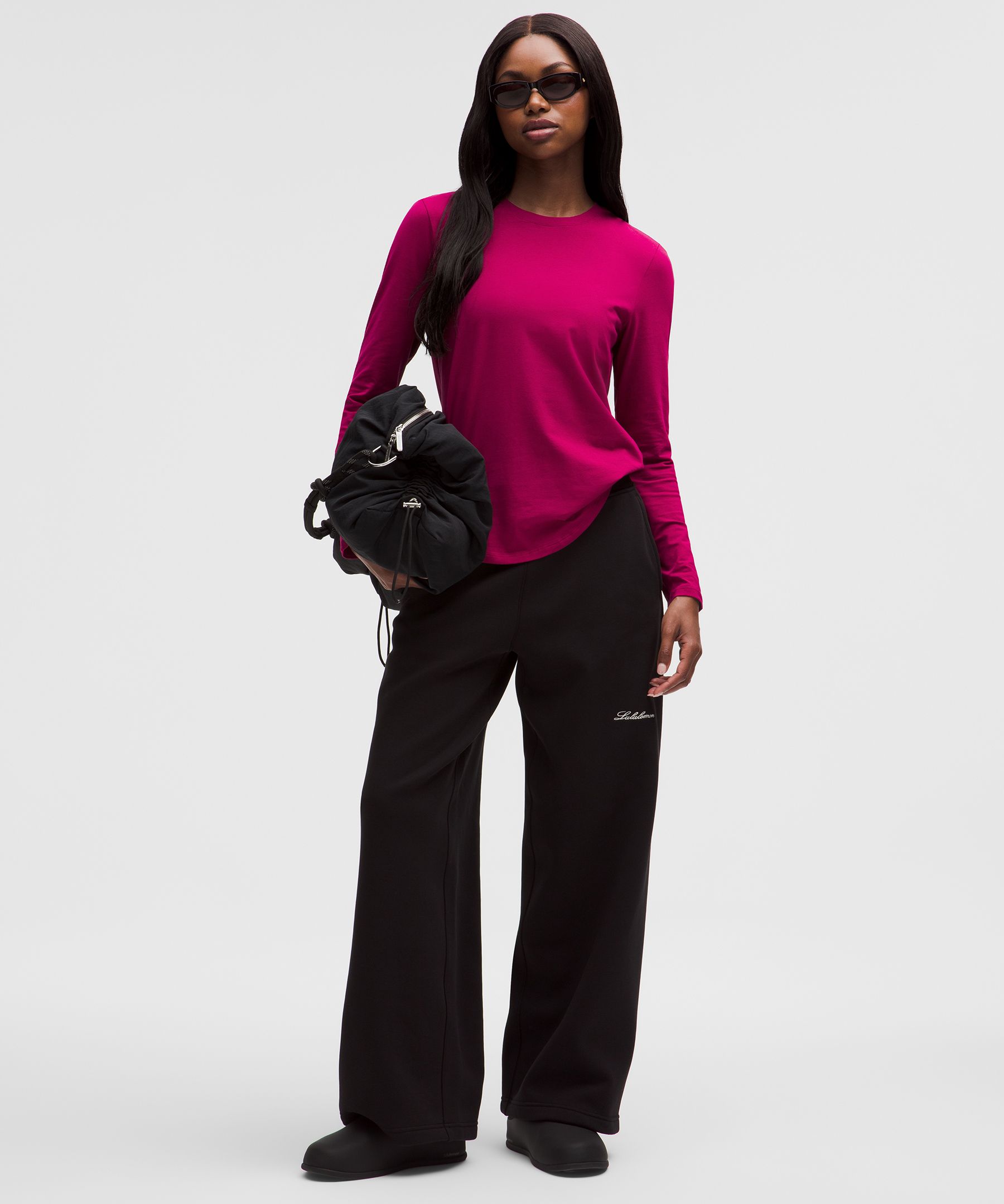 Lululemon Swiftly Relaxed Long-sleeve Shirt In Purple