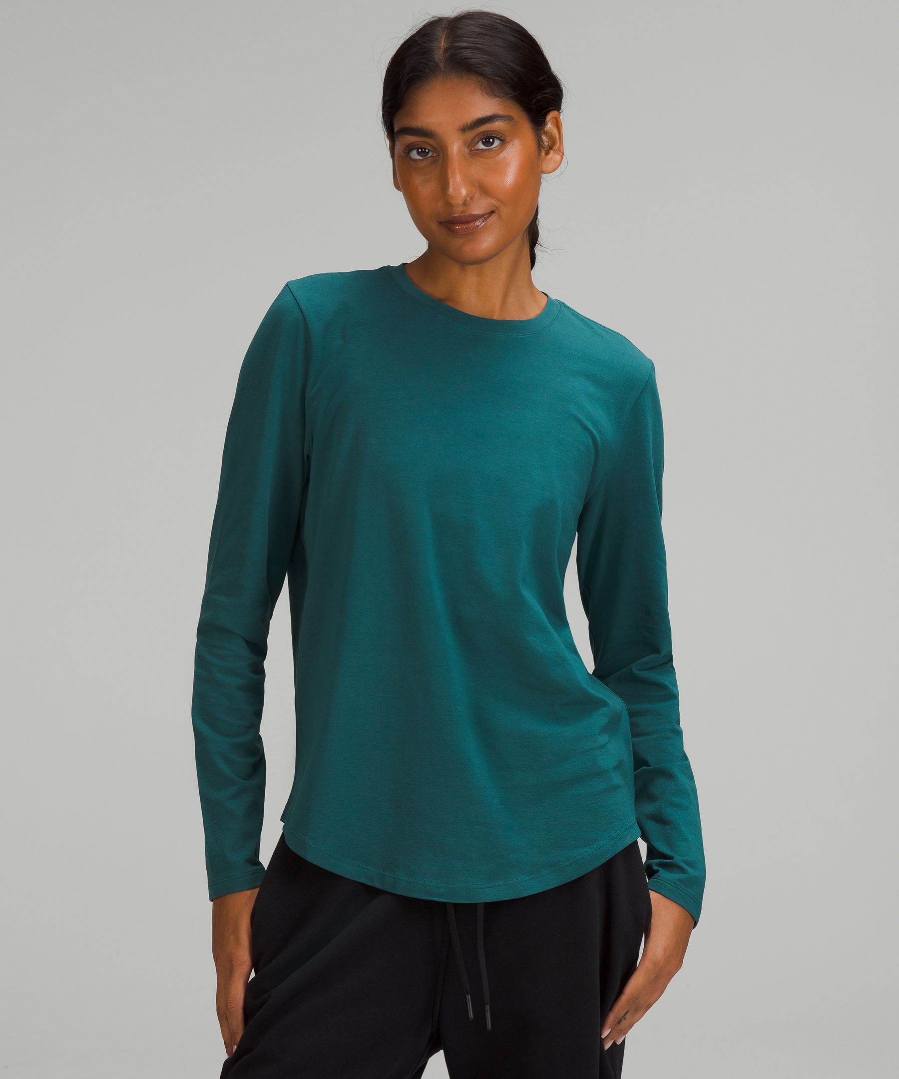 Lululemon Love Long Sleeve Shirt In Blue