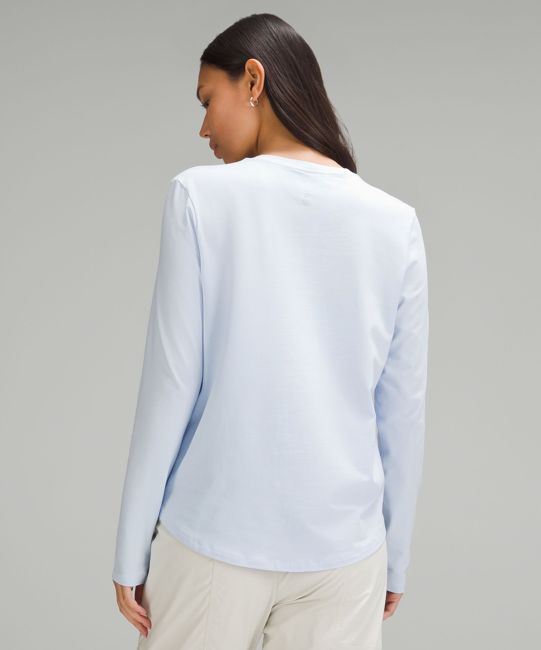 Lululemon Athletica Grey Long Sleeve Shirt Women's Size Medium