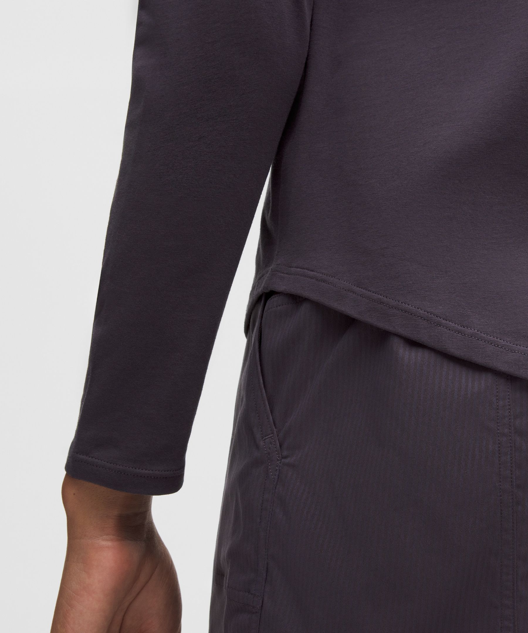 Lululemon Love Long-sleeve Shirt In Black