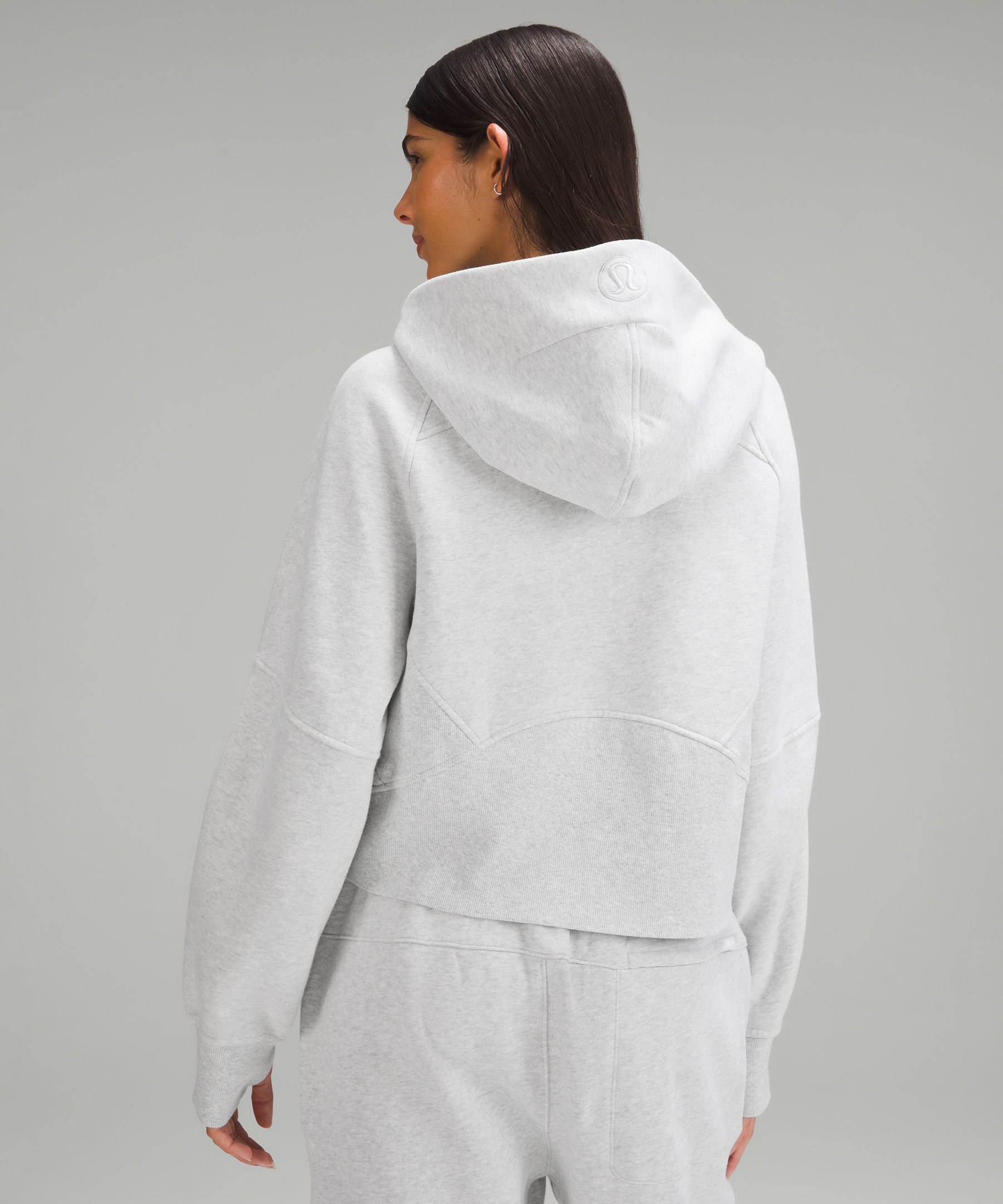 Scuba Full-Zip Cropped Hoodie in Trench ~ 8, Loungeful HR jogger ~ 4 and  Like a Cloud Longline Bra D/DD in Java ~ 6 : r/lululemon