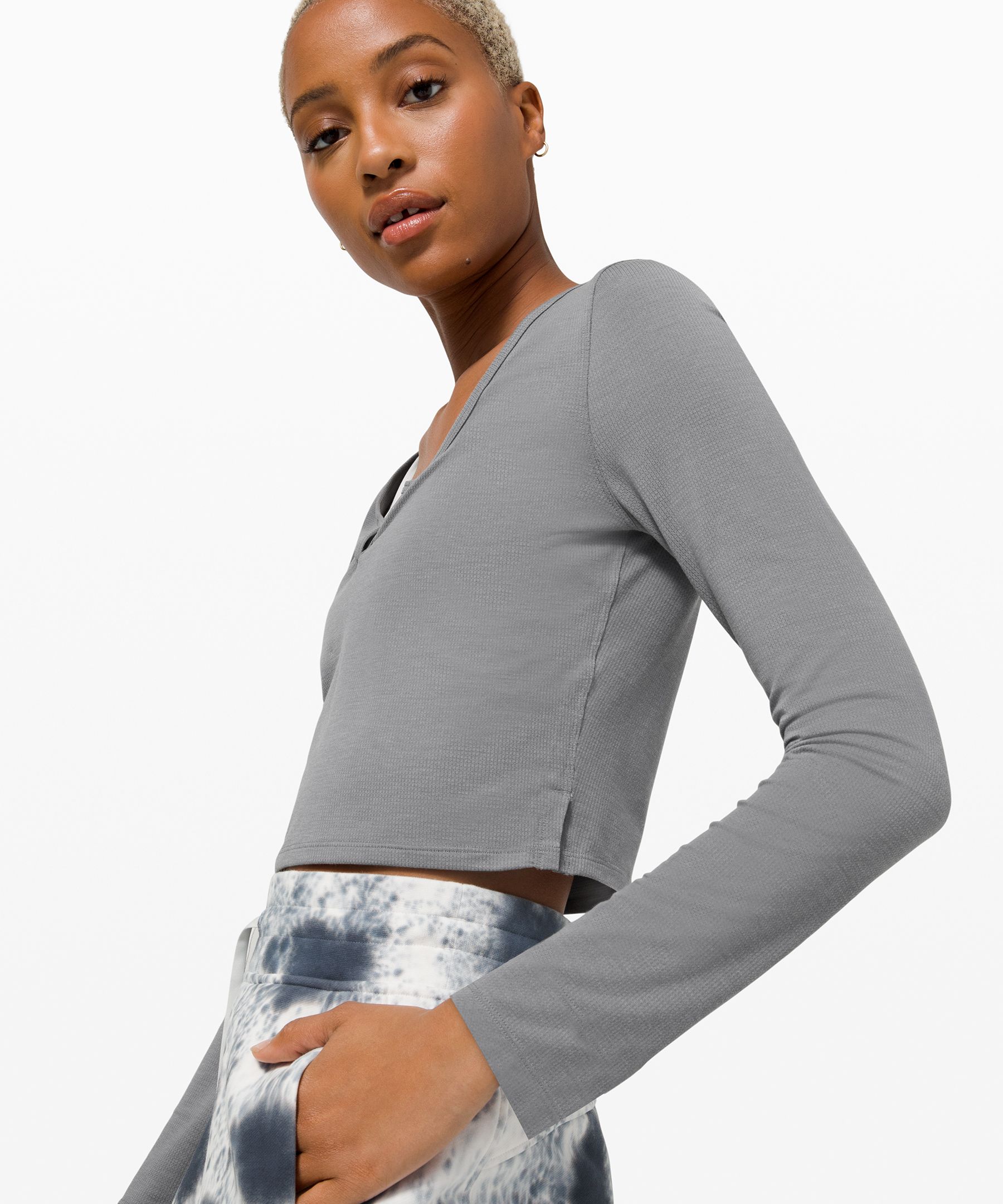 Lululemon henley long store sleeve