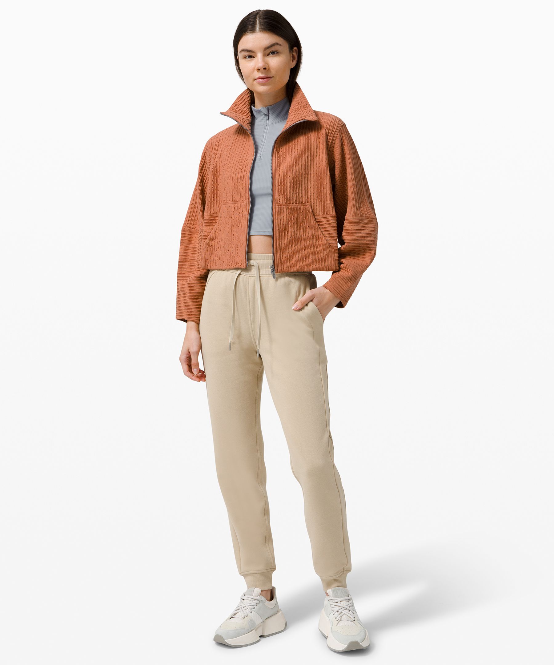ジャケット・アウター melt the lady arm slit cropped jacket Women's Cropped Faux Leather Bomber Jacket Turn-Down Collar