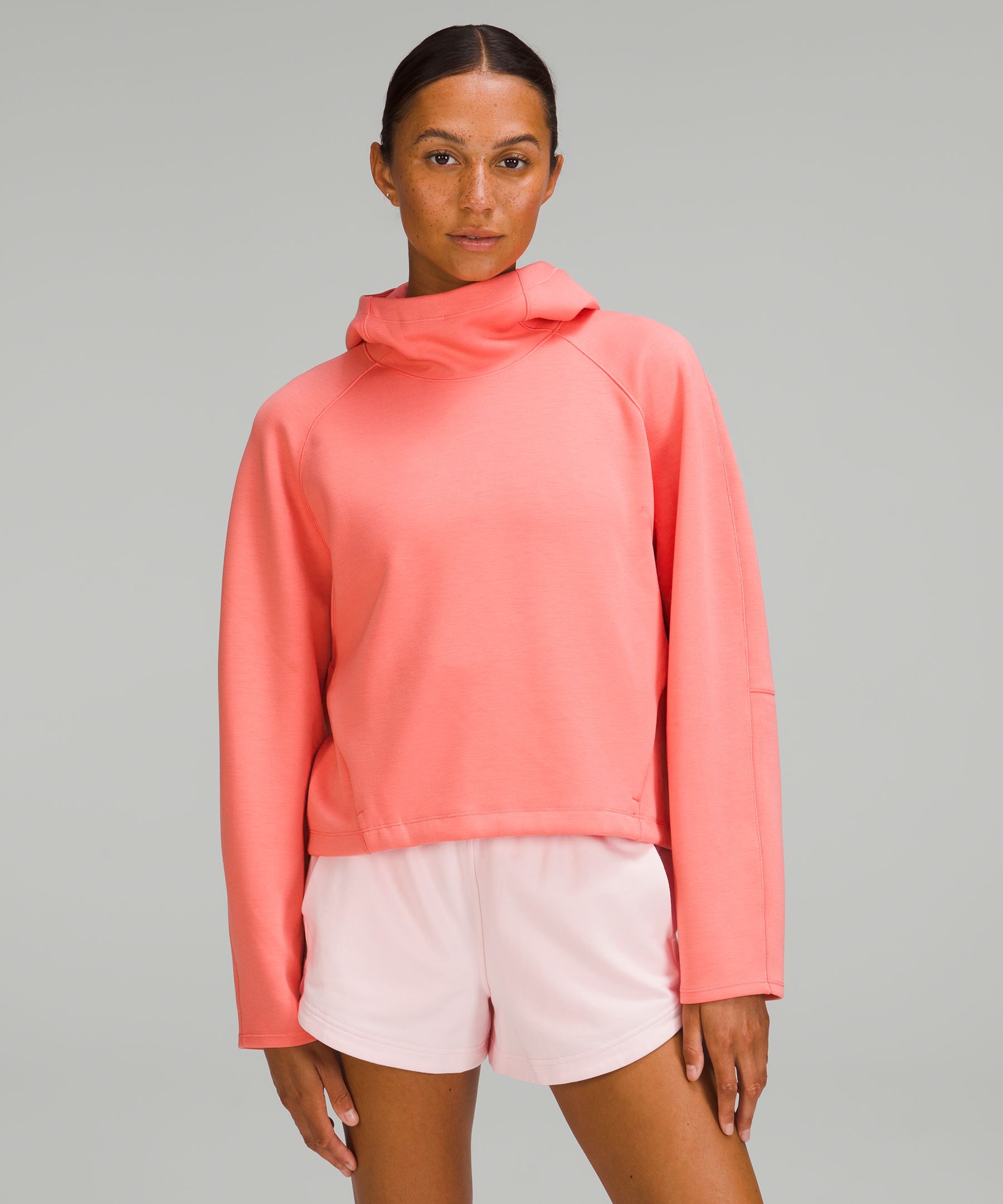 Lululemon Airwrap Modal Pullover Hoodie In Raspberry Cream