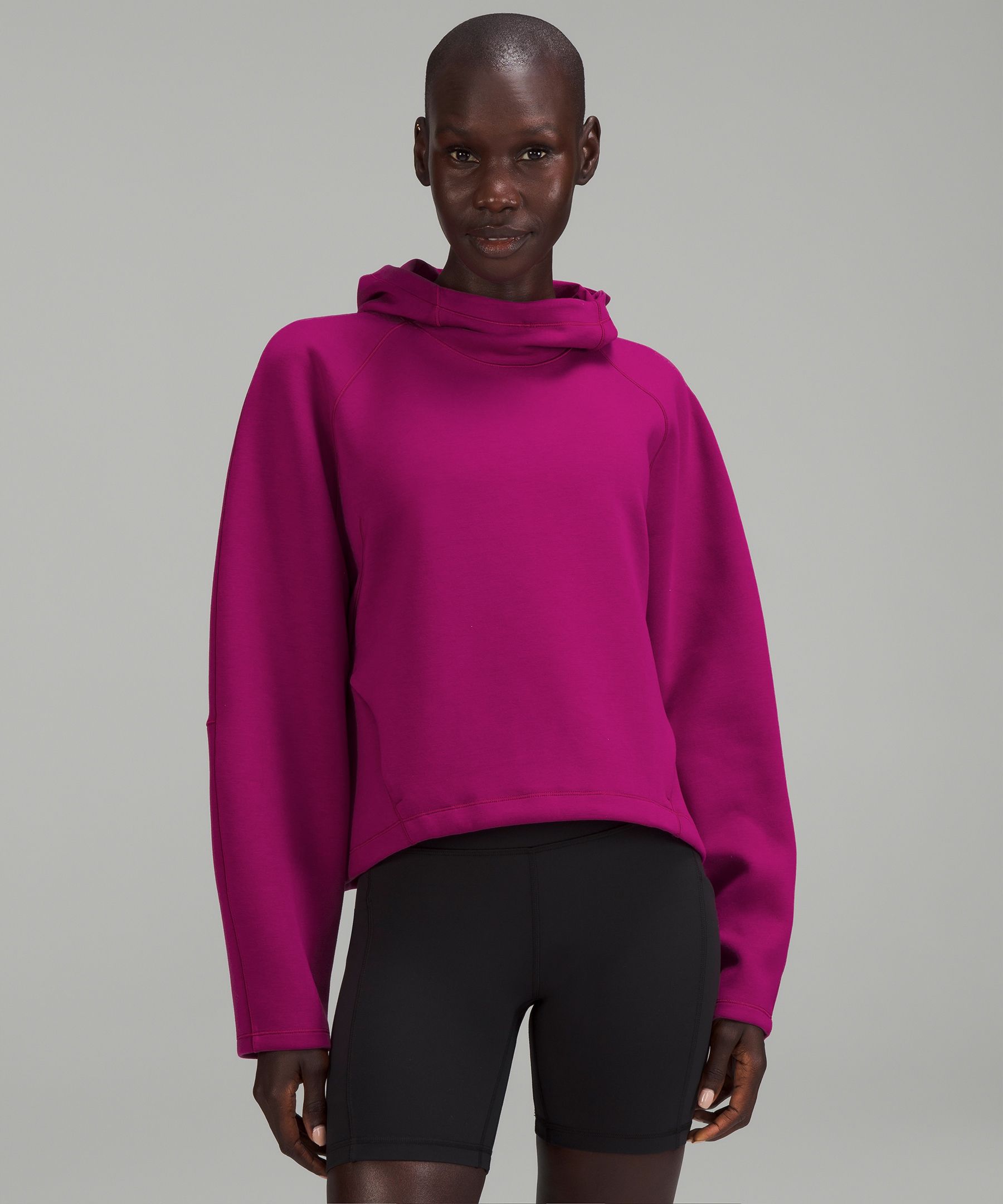 Lululemon Airwrap Modal Pullover Hoodie In Magenta Purple