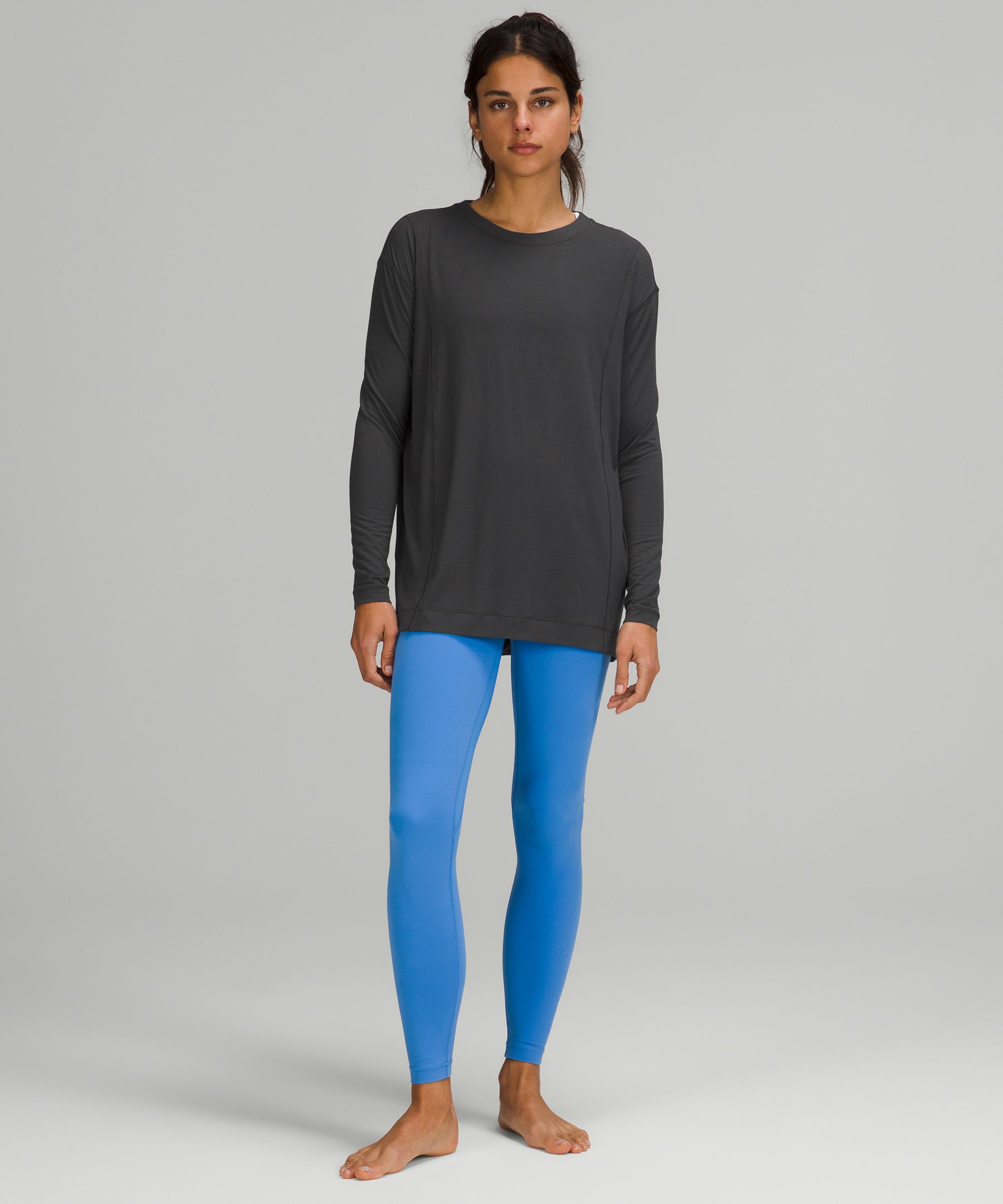 Lululemon athletica Modal-Blend Open-Back Long Sleeve Shirt, Women's  Shirts