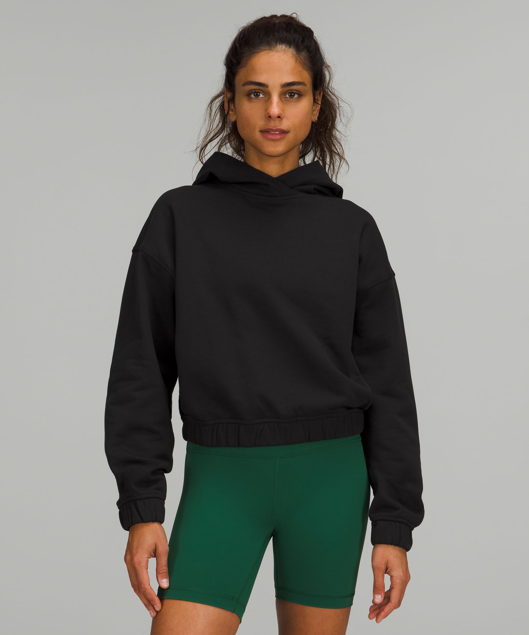 Relaxed Cropped Hoodie Lululemon FR