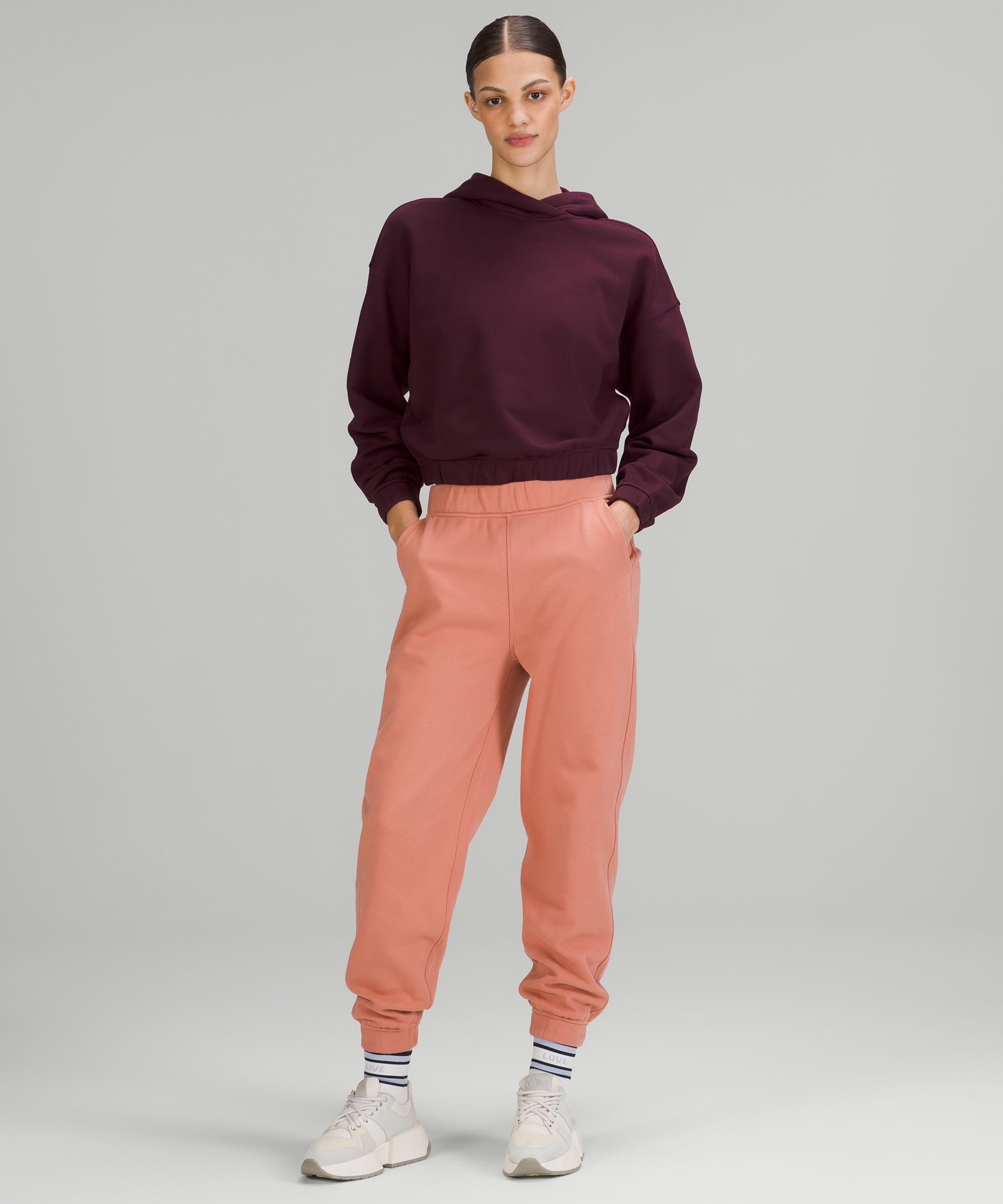 Relaxed Cropped Hoodie