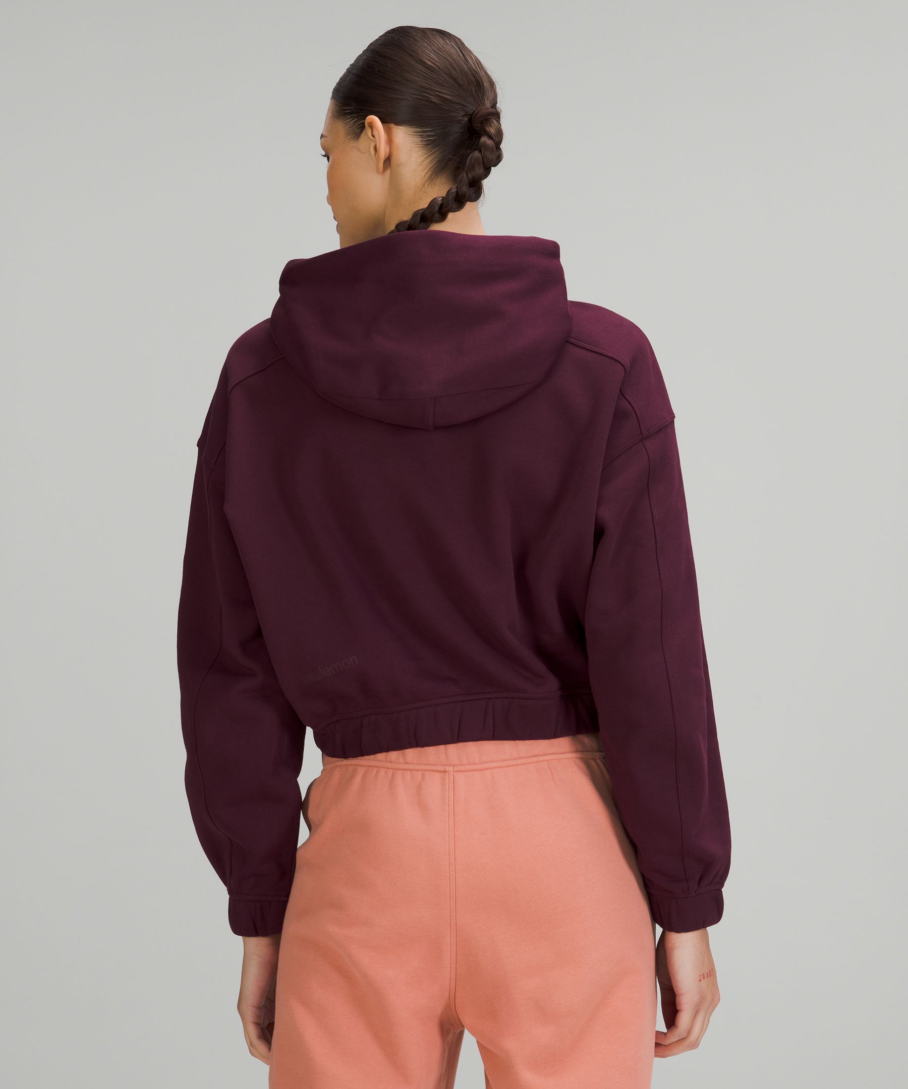 Lululemon Relaxed Cropped Hoodie - Canyon Orange