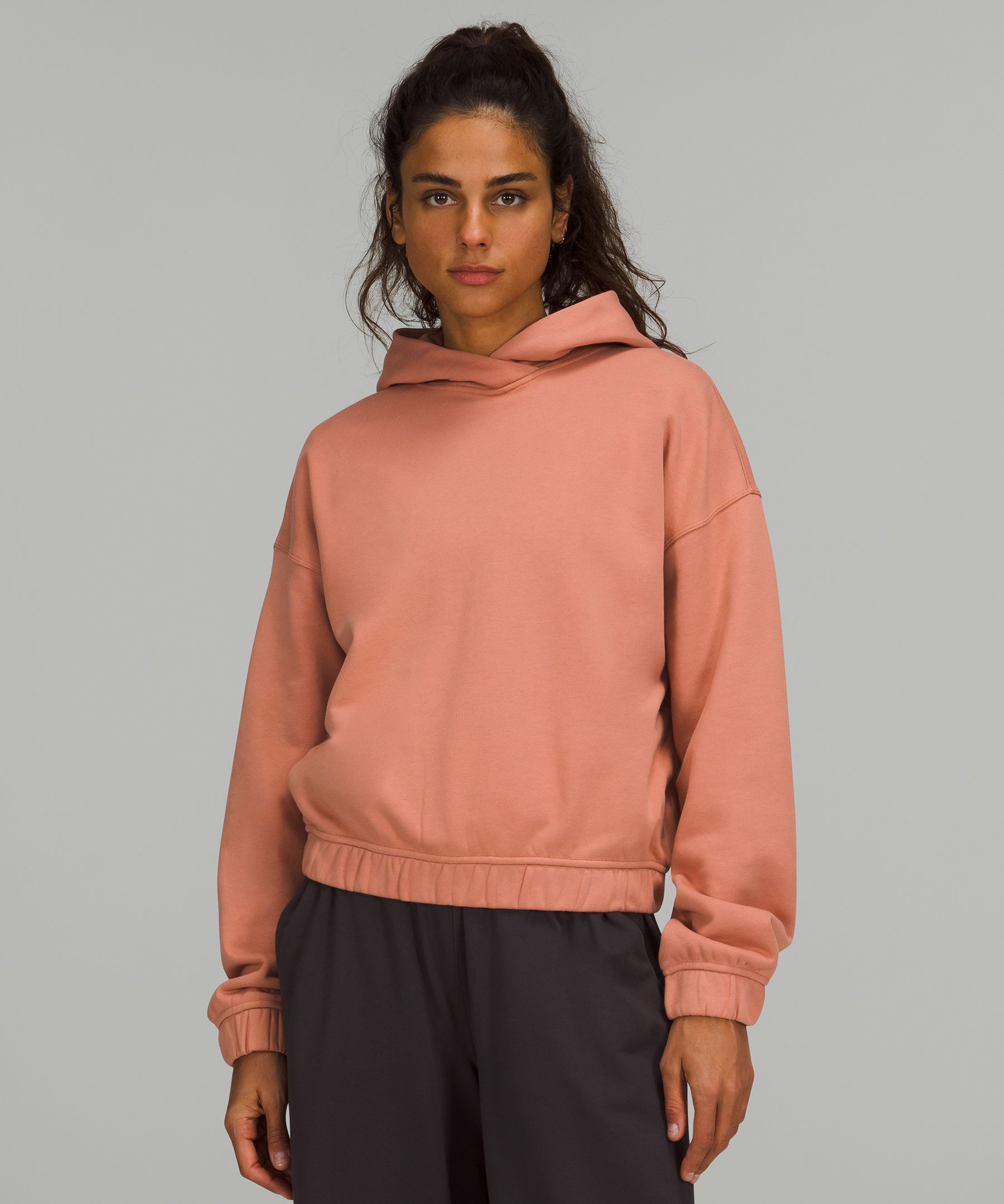 Lululemon Relaxed Cropped Hoodie Everglade Green Lulu