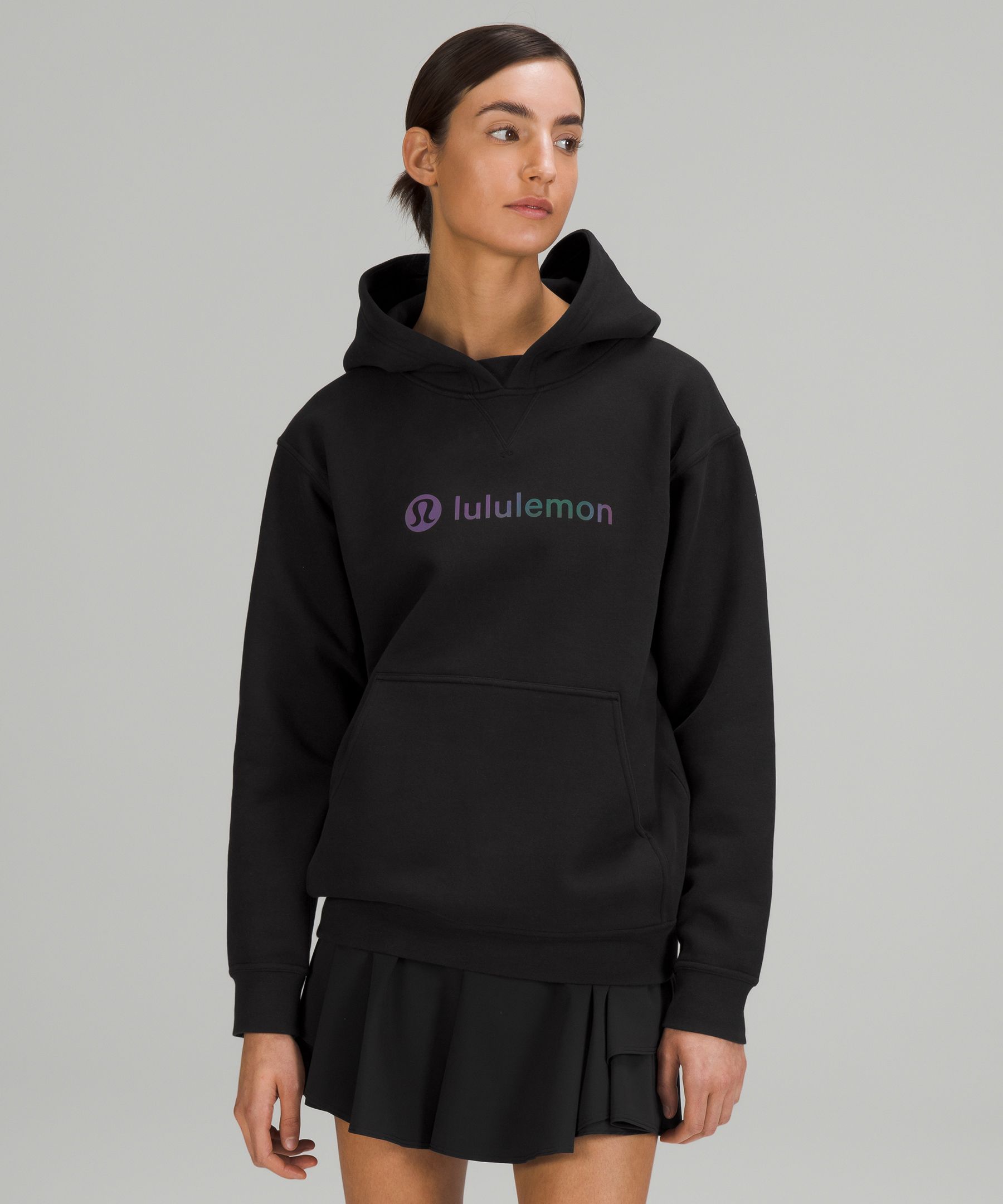 Lululemon All your hoodie color block graphite size 4 women - $40
