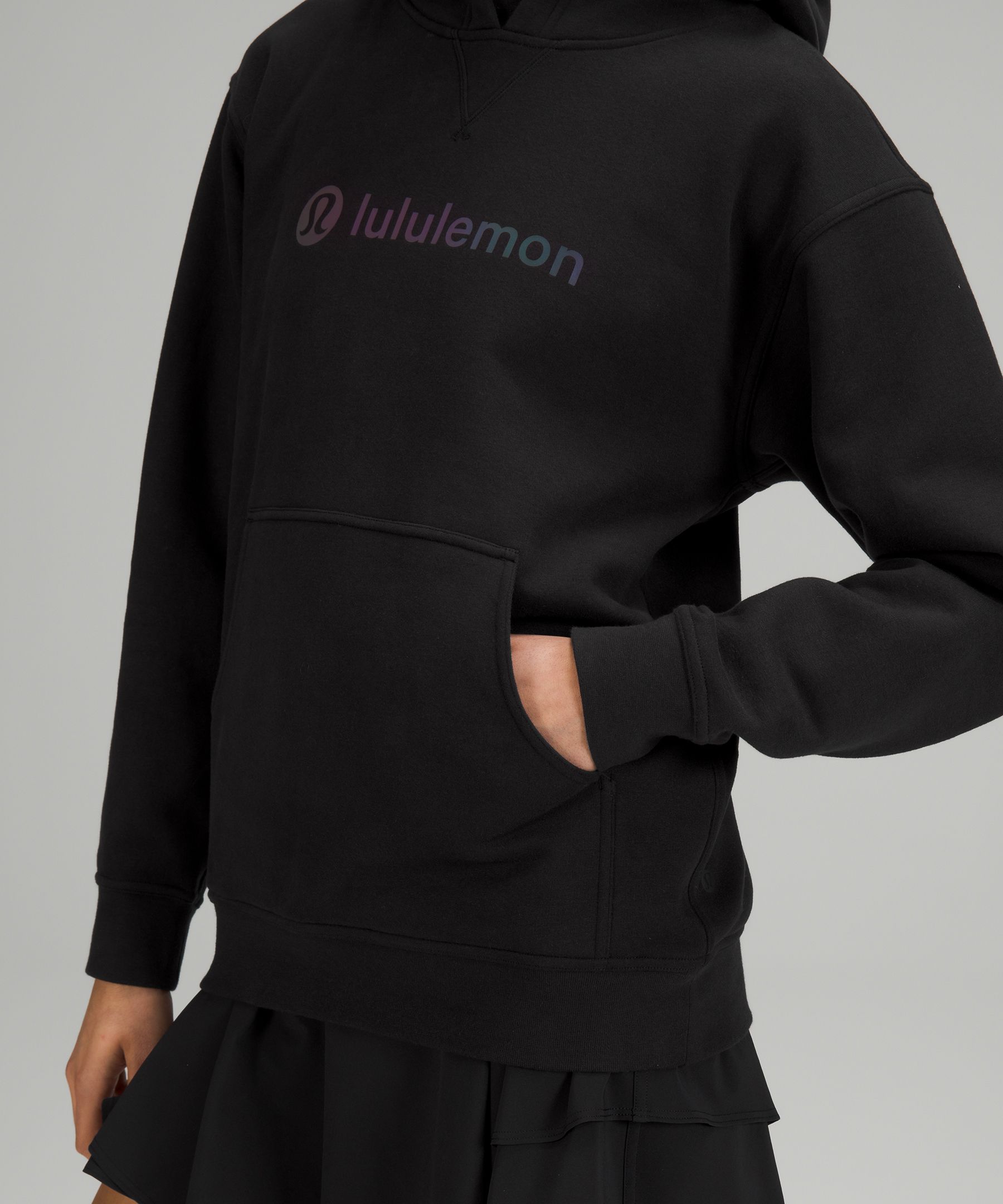 Lululemon All Yours Hoodie *Graphic - Black (Second Release) - lulu fanatics