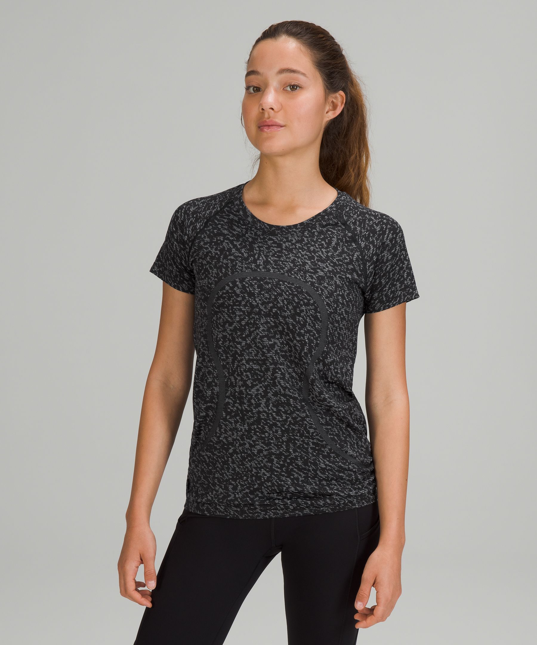 Lululemon Swiftly Tech Short Sleeve Shirt 2.0 In Black