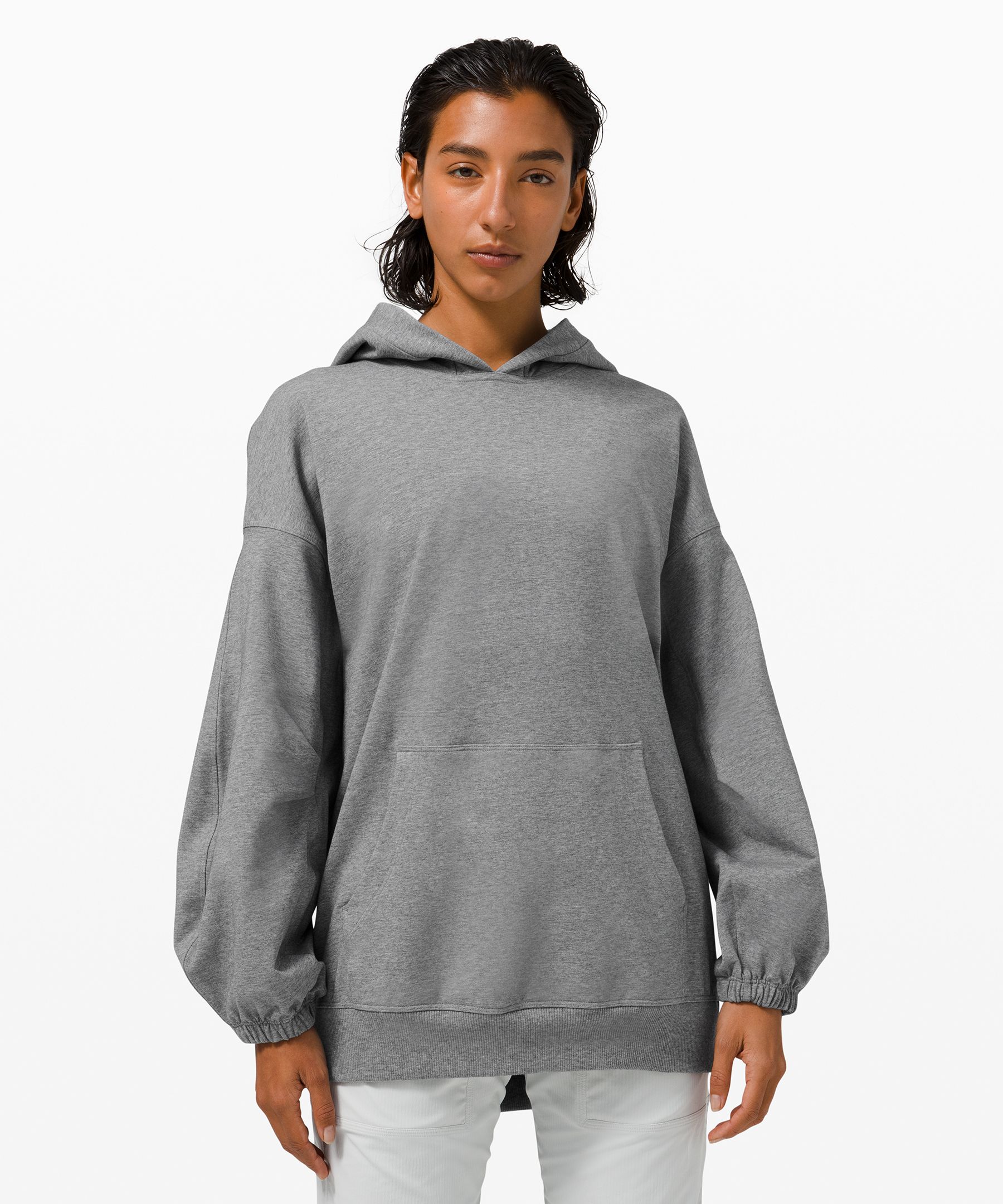 Lululemon French Terry Oversized Hoodie - Soft Denim - lulu fanatics