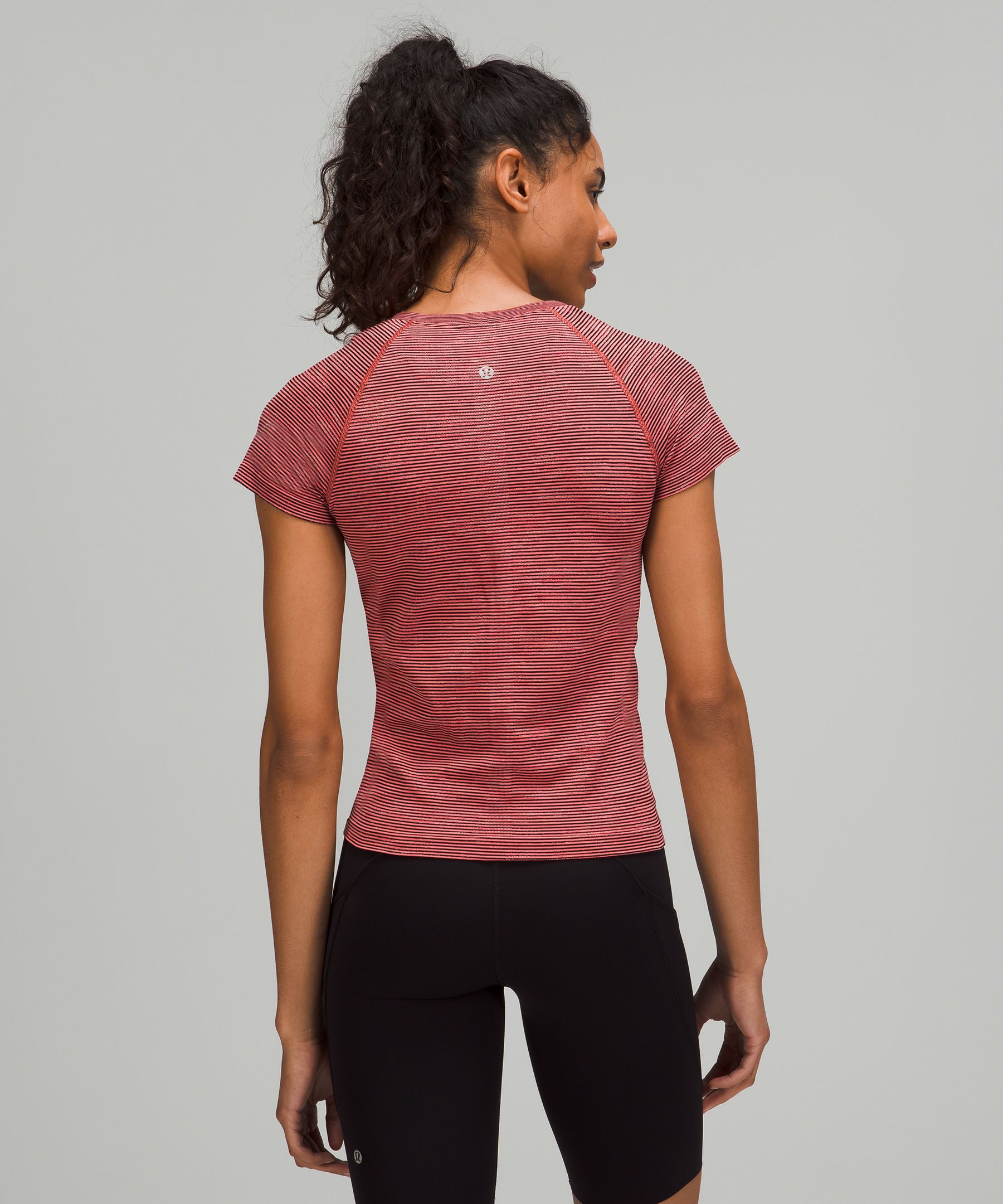 Swiftly Tech Short Sleeve 2.0 *Race Length, Red Merlot/Red Merlot